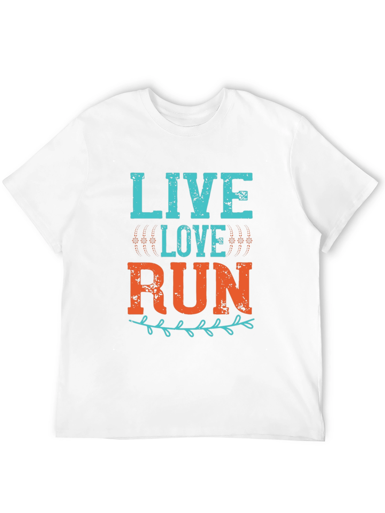 Black Live Love Run Graphic Tee view 12