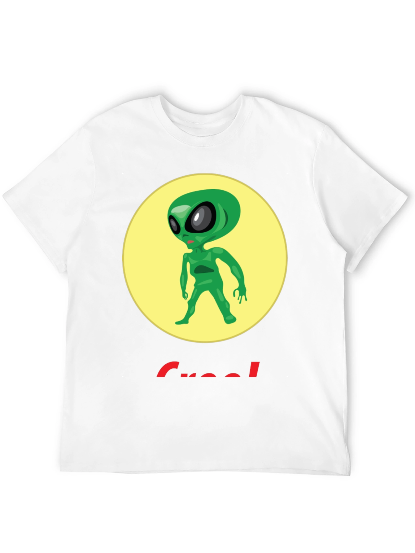 Black Alien Graphic T-Shirt - Crew Neck - Black view 12