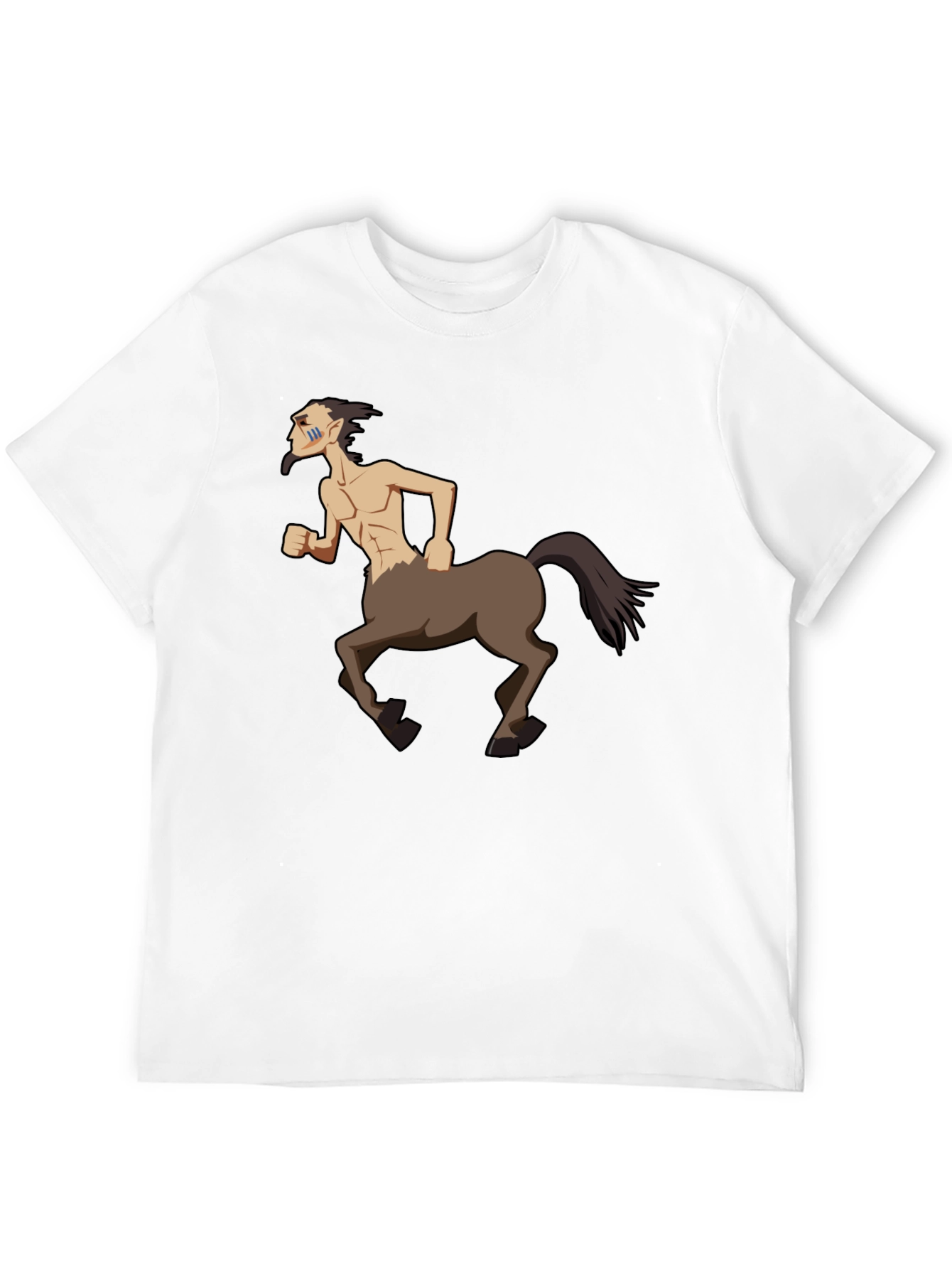 Black Centaur Graphic Tee - Mythical Creature Shirt view 12