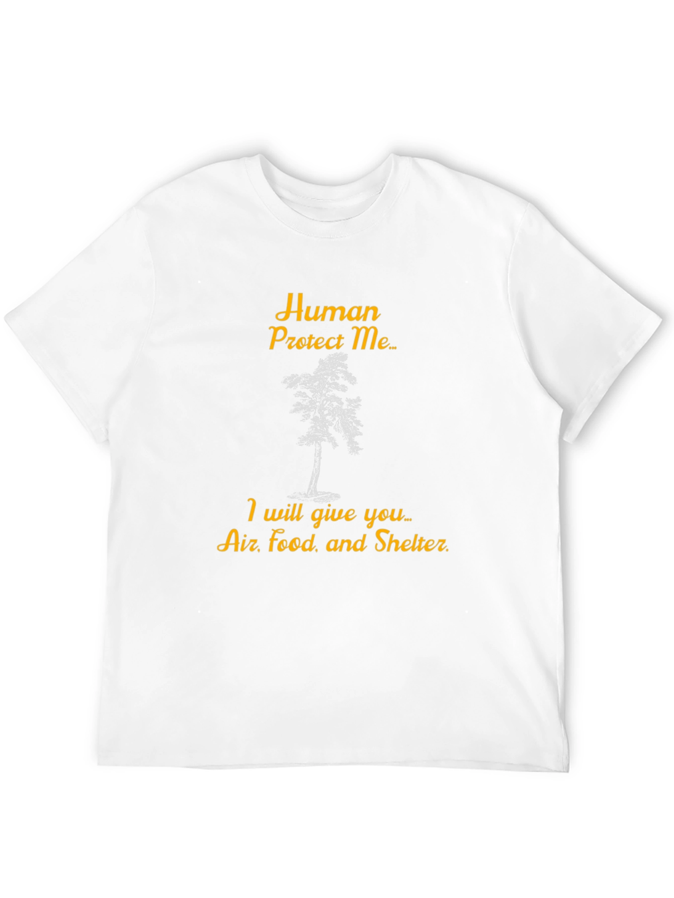 Black Human Protect Me Tree Graphic Tee - Earth Day view 12