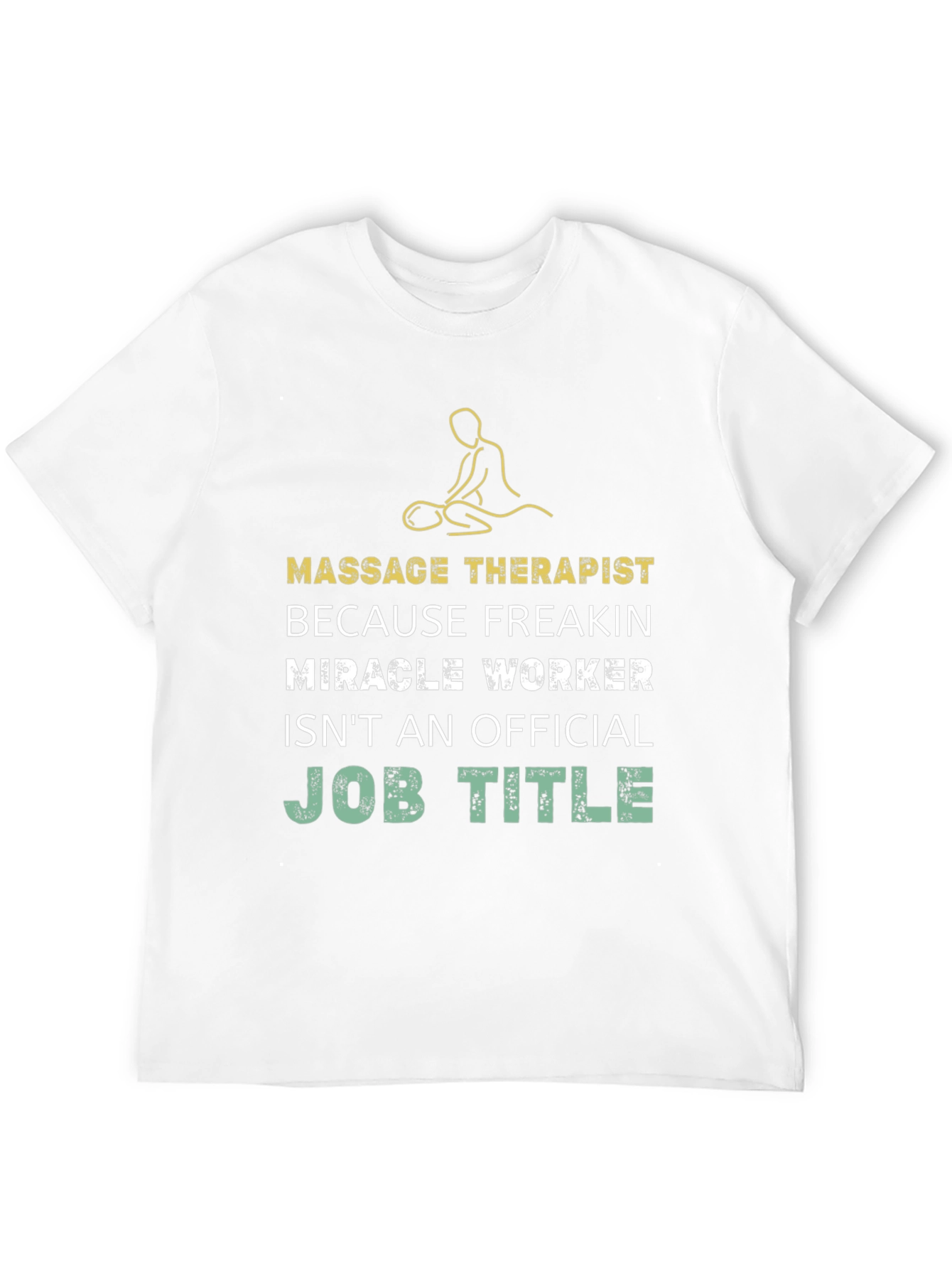 Black Massage Therapist Graphic Tee view 12