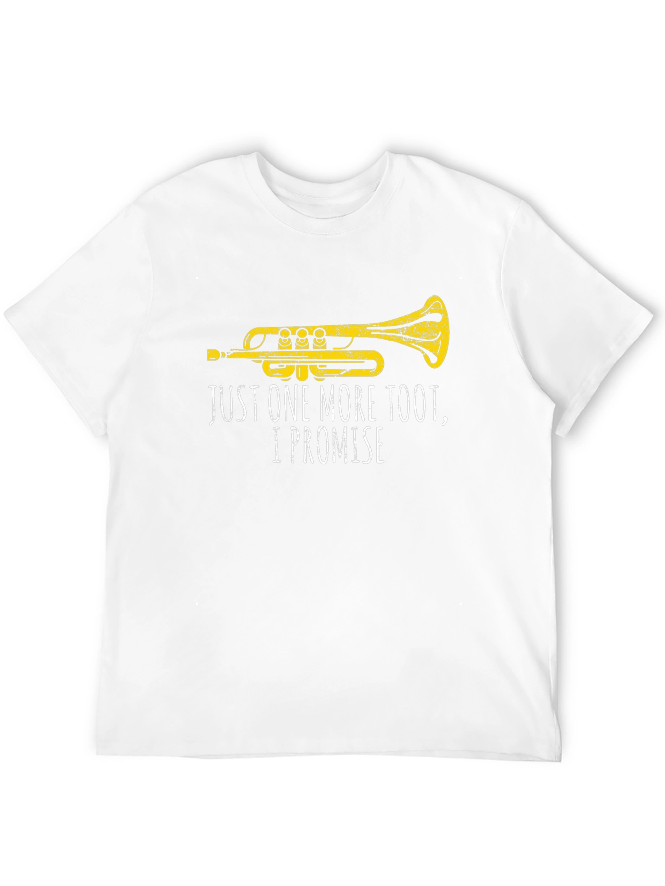 Black Just One More Toot Trumpet Graphic Tee view 12