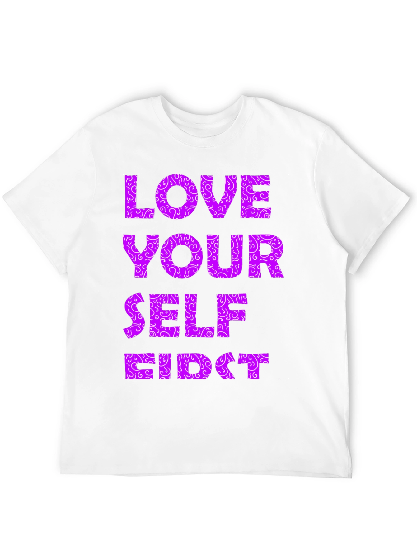 Black Love Yourself First Graphic Tee view 12