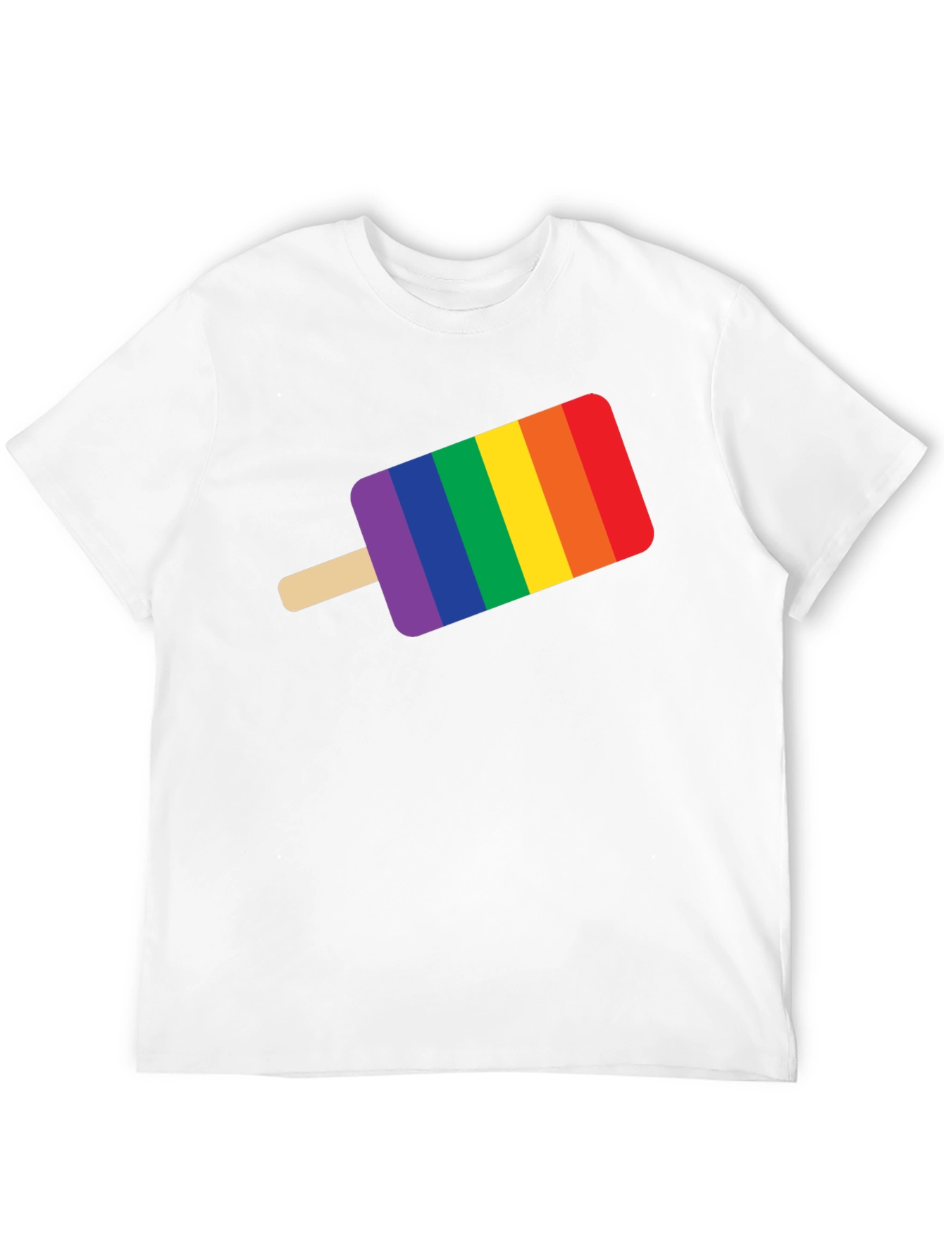 Black Pride Popsicle Graphic Tee - Black Cotton T-Shirt view 12