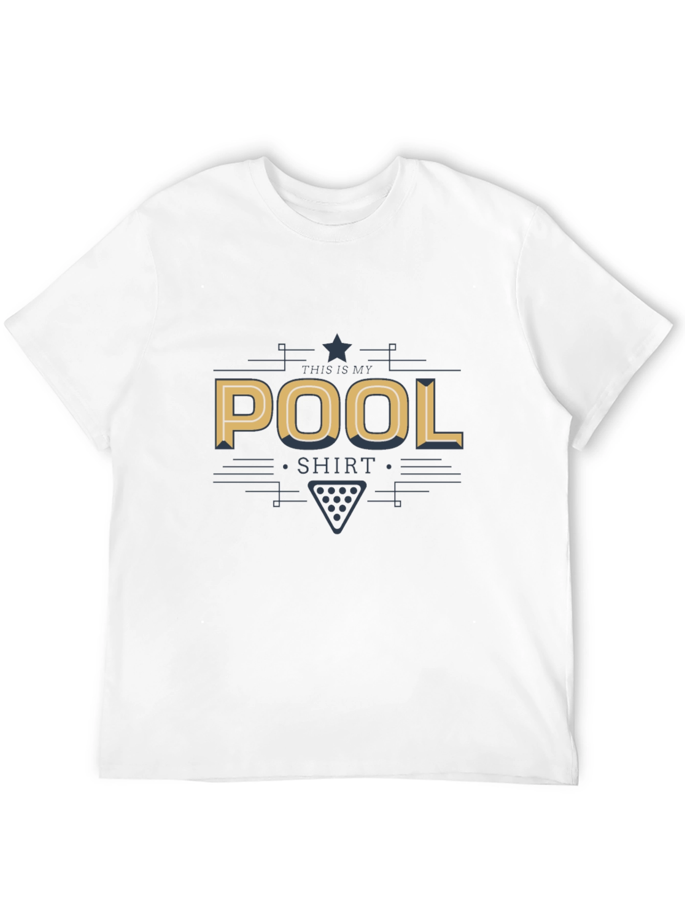 Black Pool Shirt - This is My Pool Shirt Graphic Tee view 12