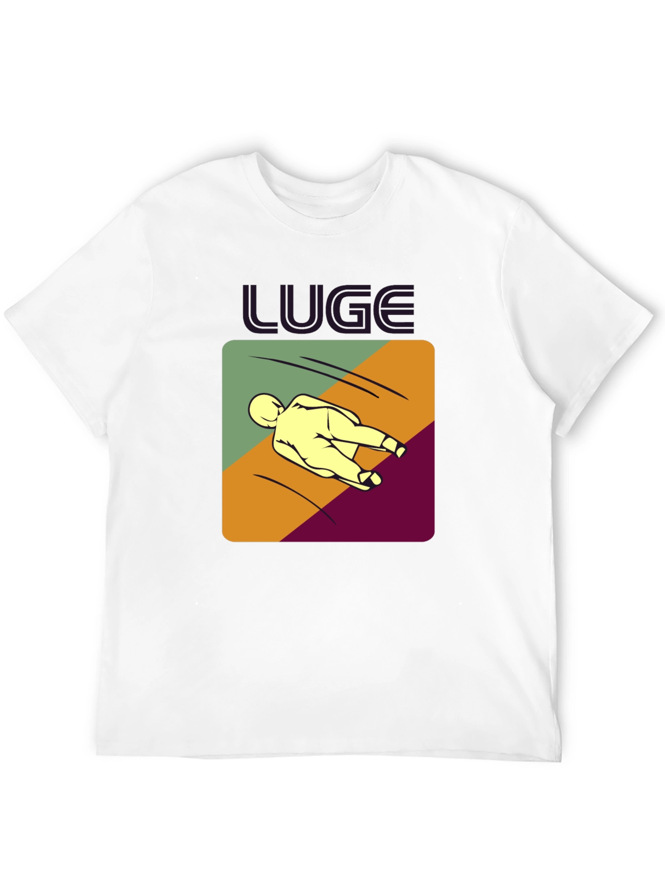 Black Luge Graphic T-Shirt - Cool Sportswear view 12
