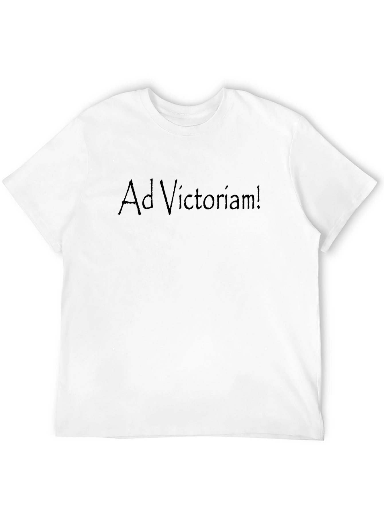Black Ad Victoriam! T-Shirt - Conquer in Comfort view 12
