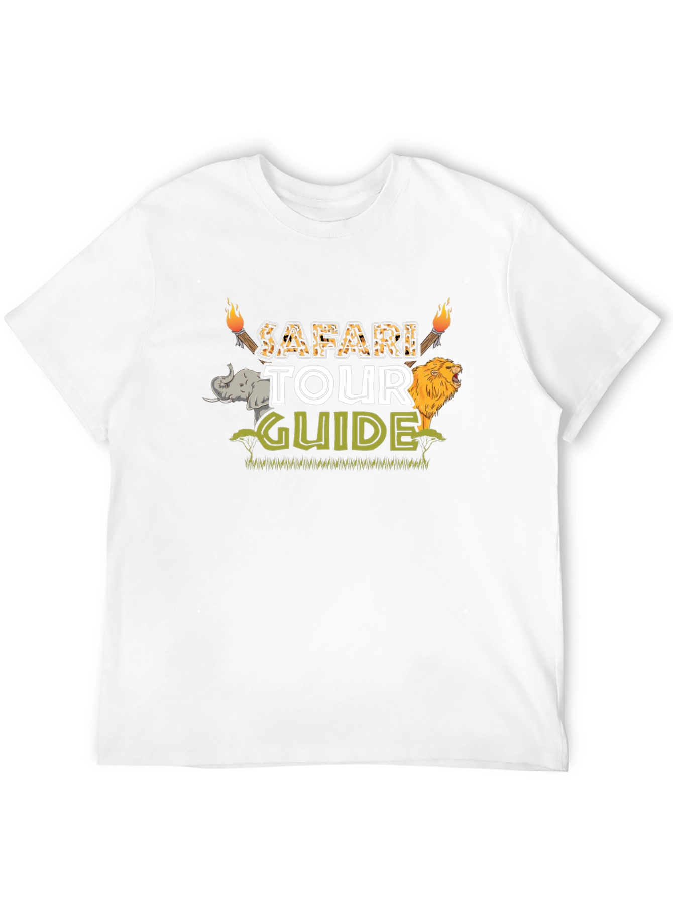Black Safari Tour Guide Graphic Tee view 12