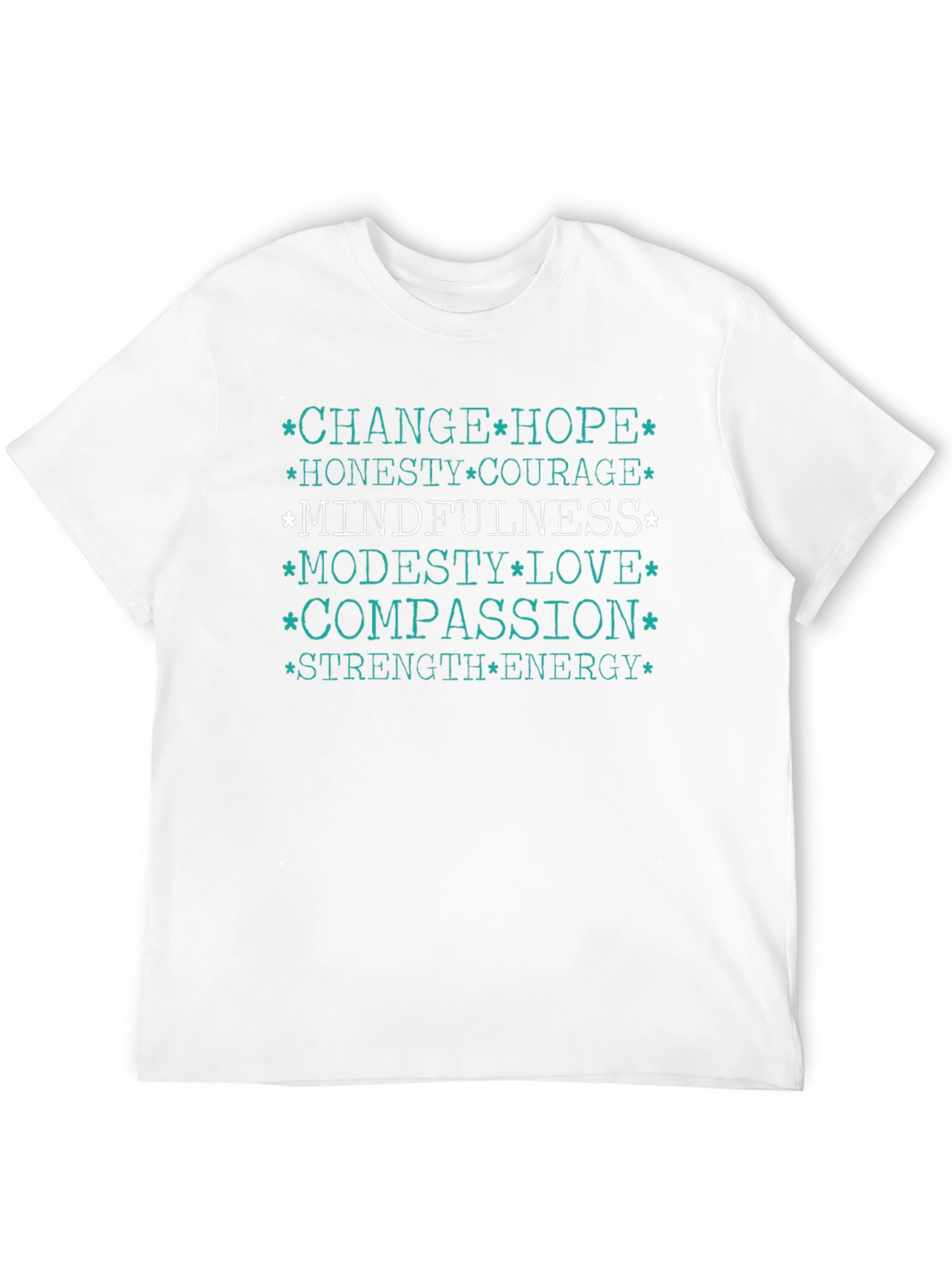 Black Mindfulness T-Shirt - Inspirational Graphic Tee view 12