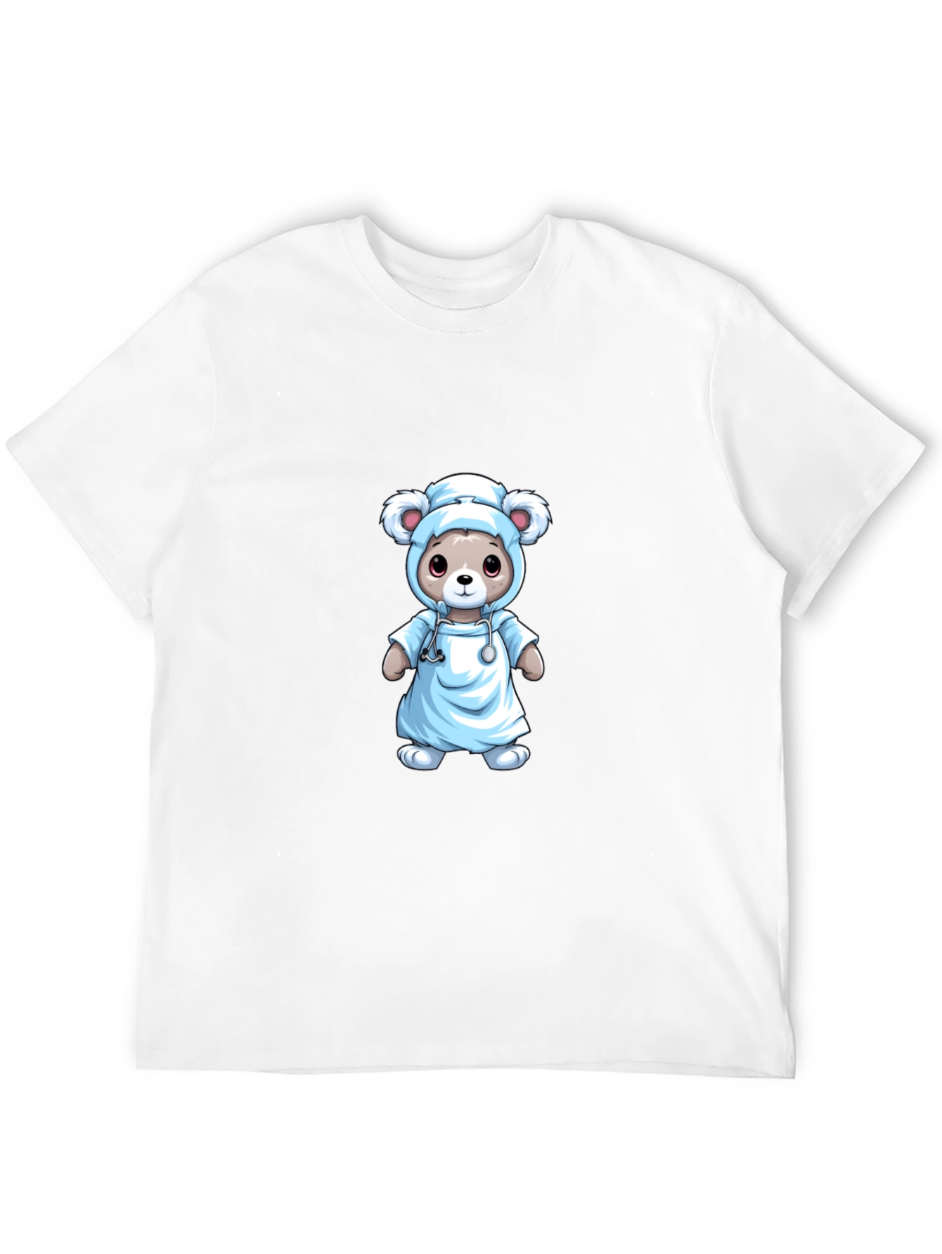 Black Nurse Bear T-Shirt - Medical Cute Animal Tee view 12