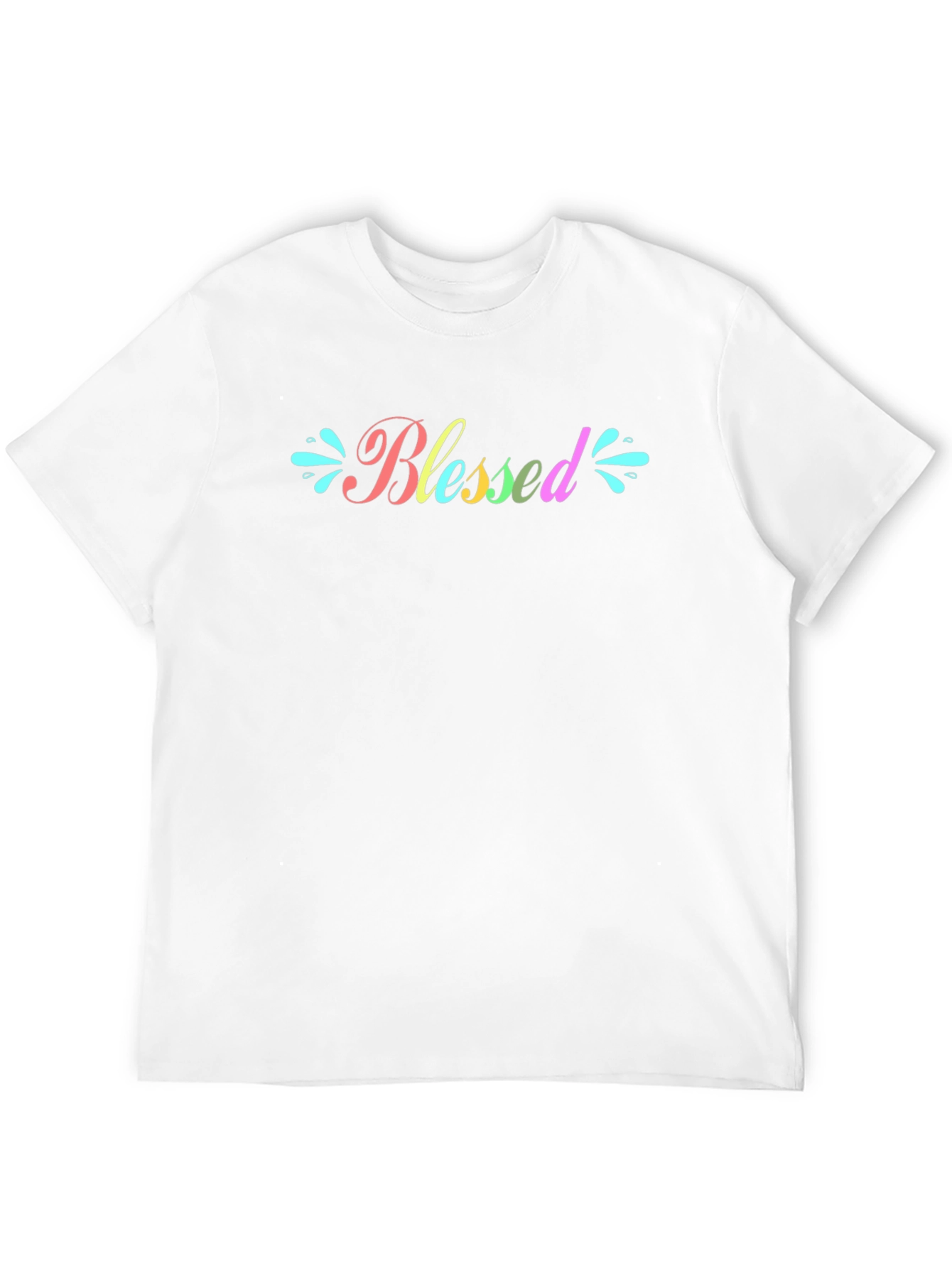 Black Blessed Graphic Tee - Soft Cotton Comfort view 12
