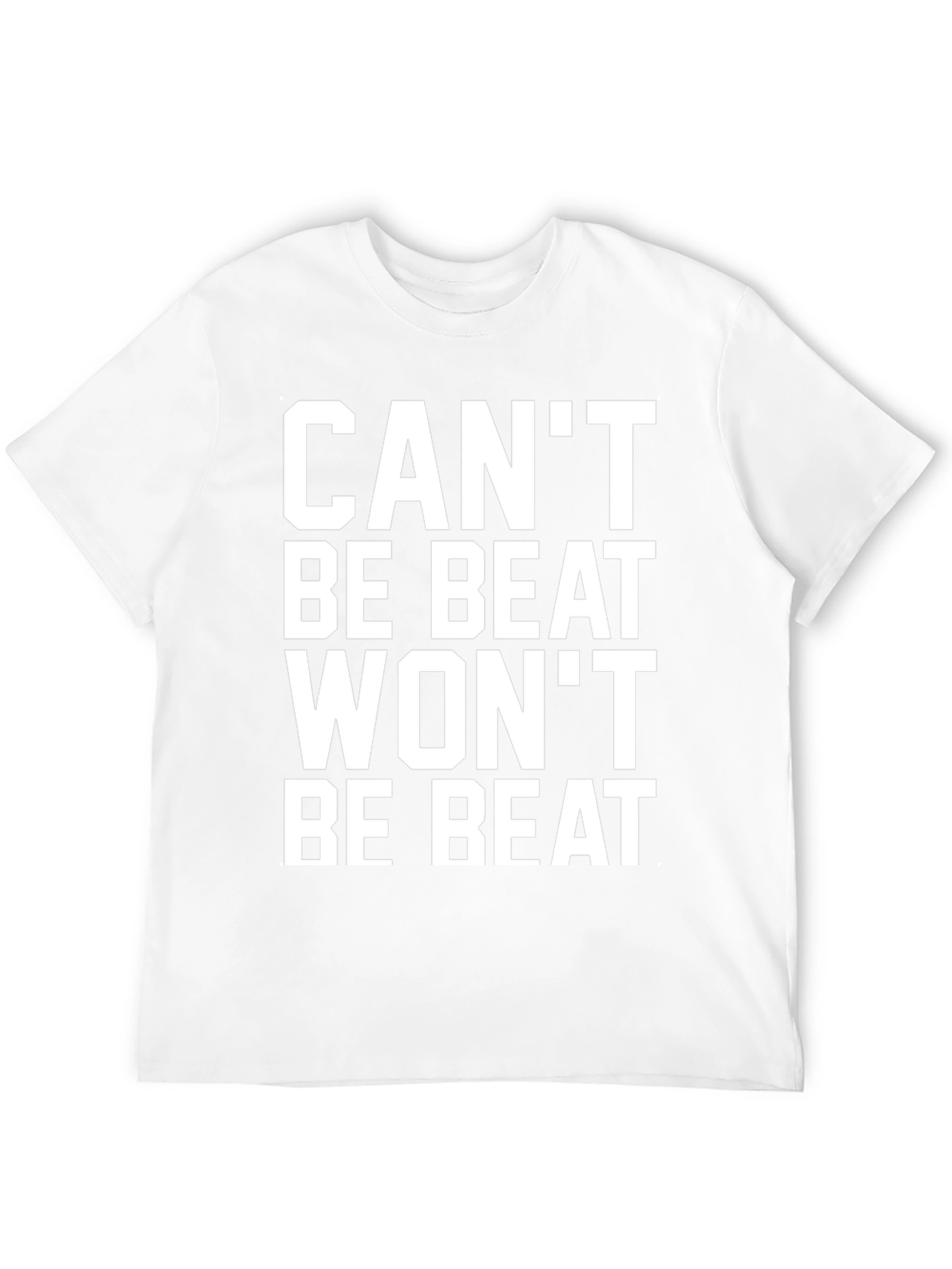 Black Can't Be Beat Men's Black Graphic T-Shirt view 12