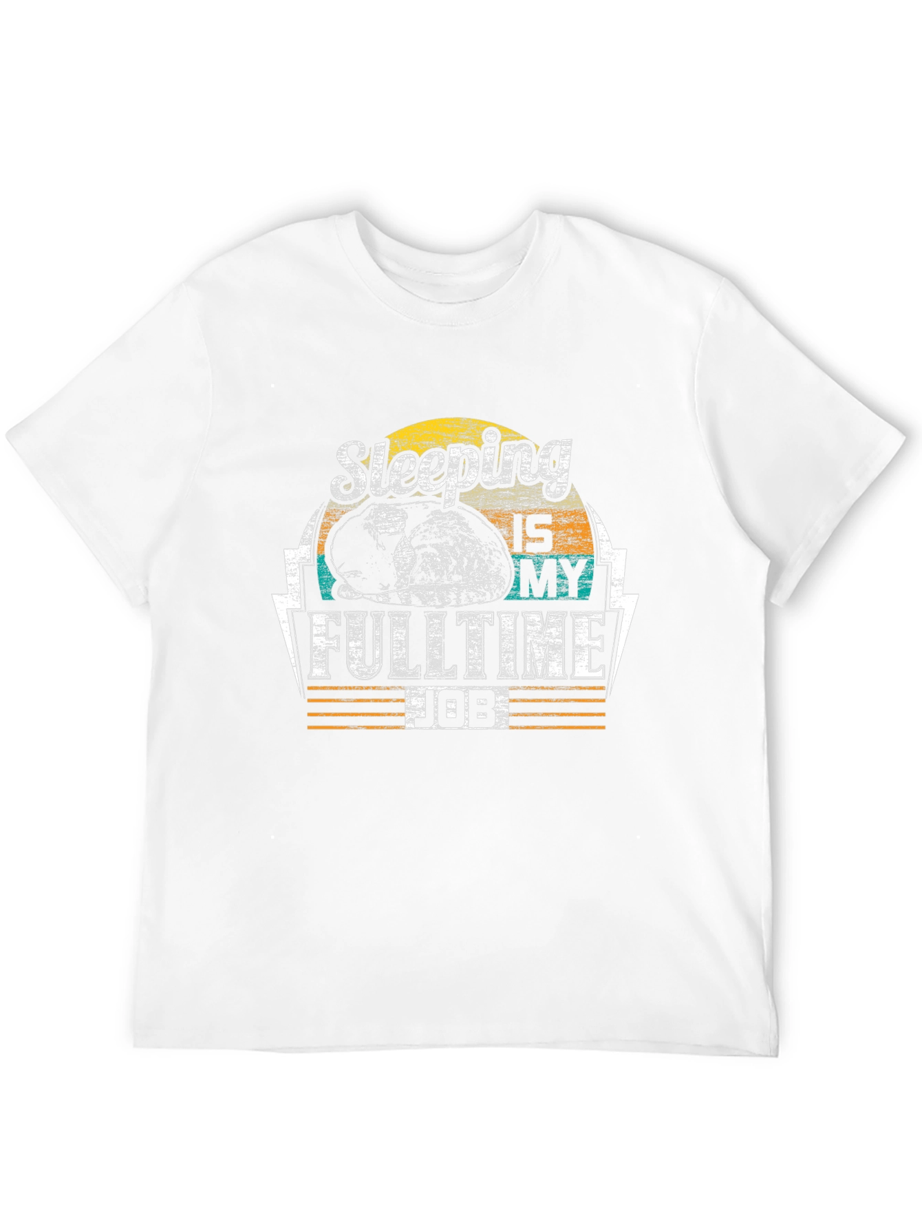 Black Sleeping Is My Full Time Job Graphic T-Shirt view 12