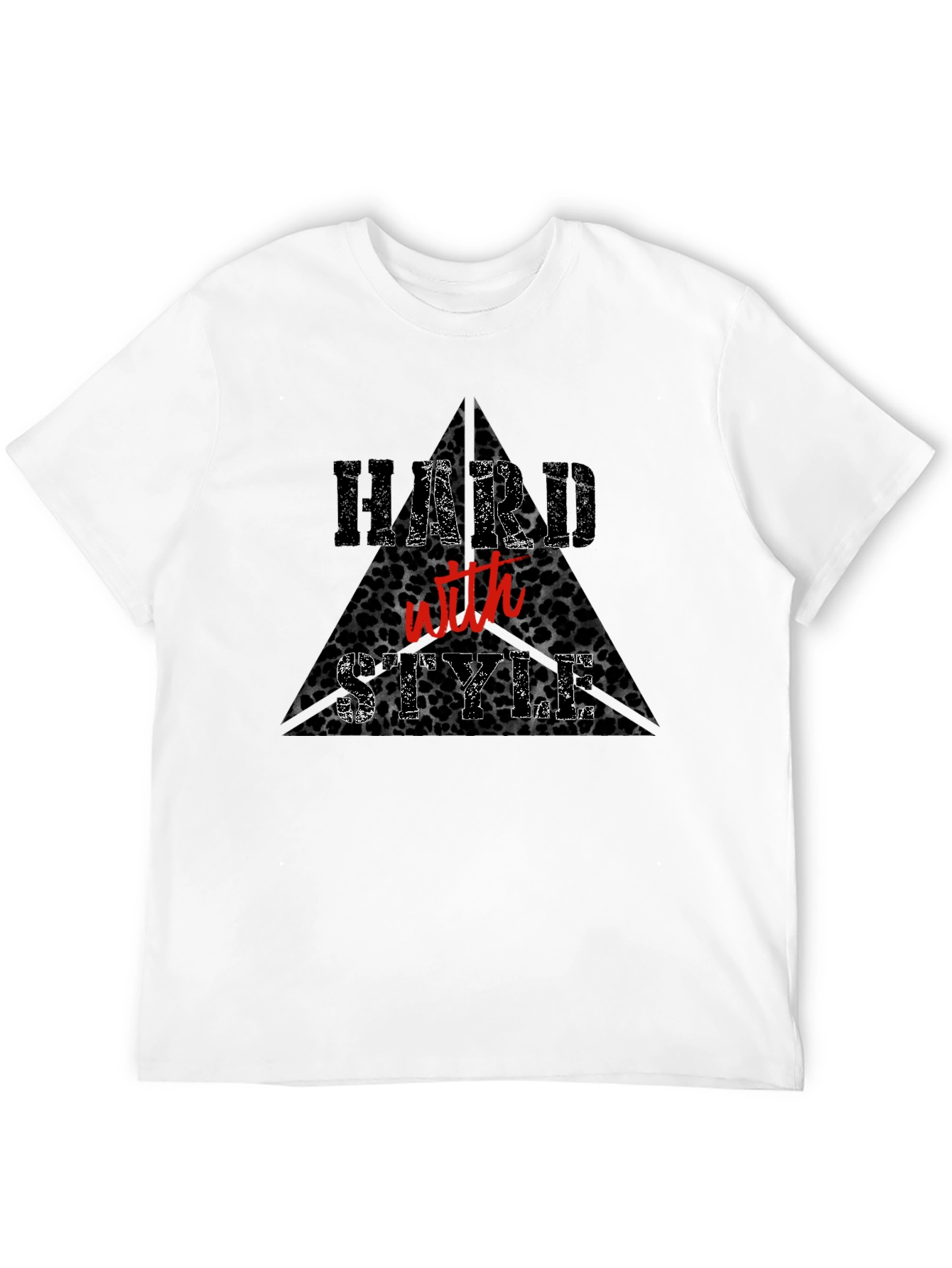 Black Hard with Style Graphic T-Shirt view 12