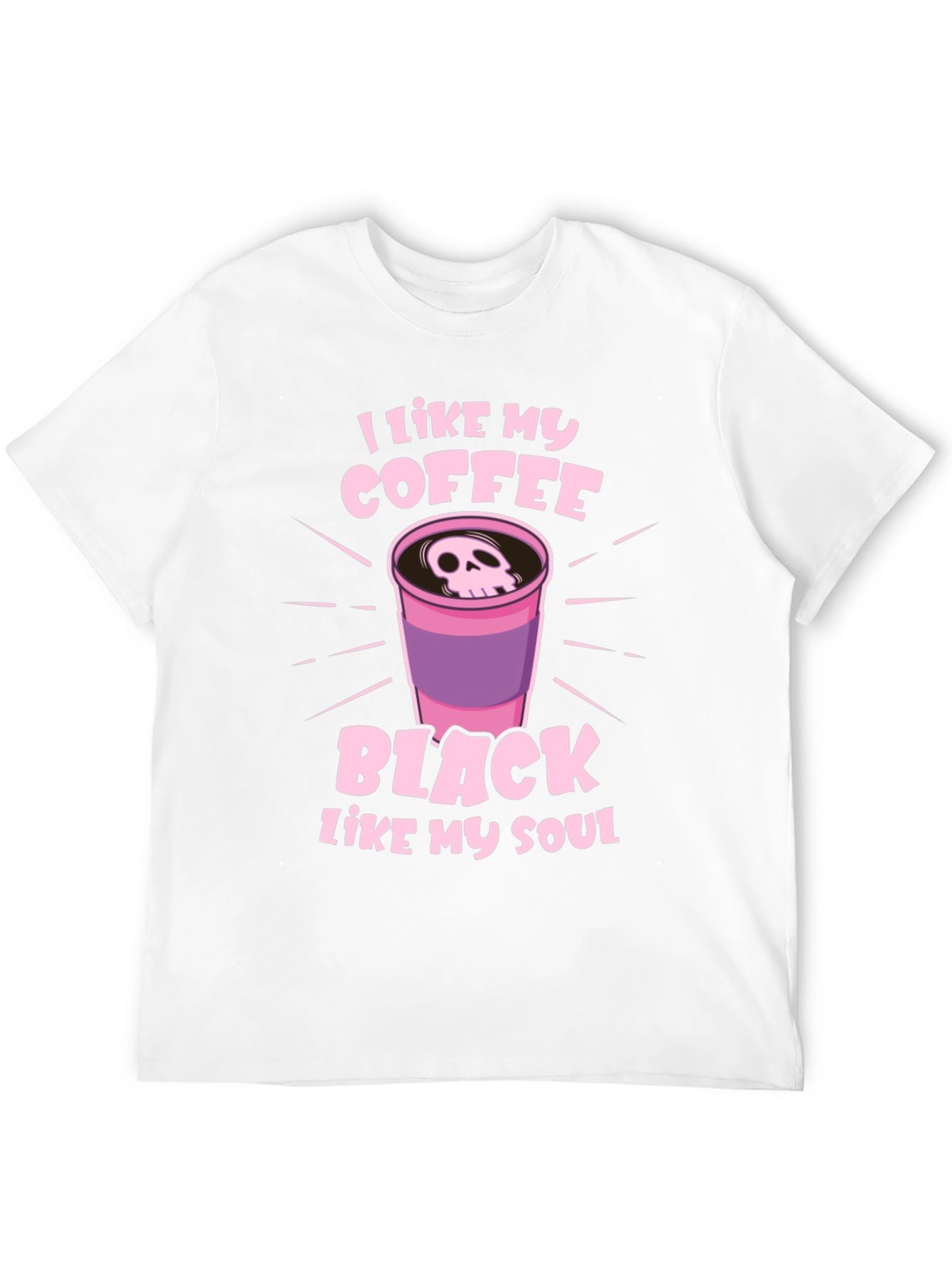 Black I Like My Coffee Black Like My Soul Graphic T-Shirt view 12