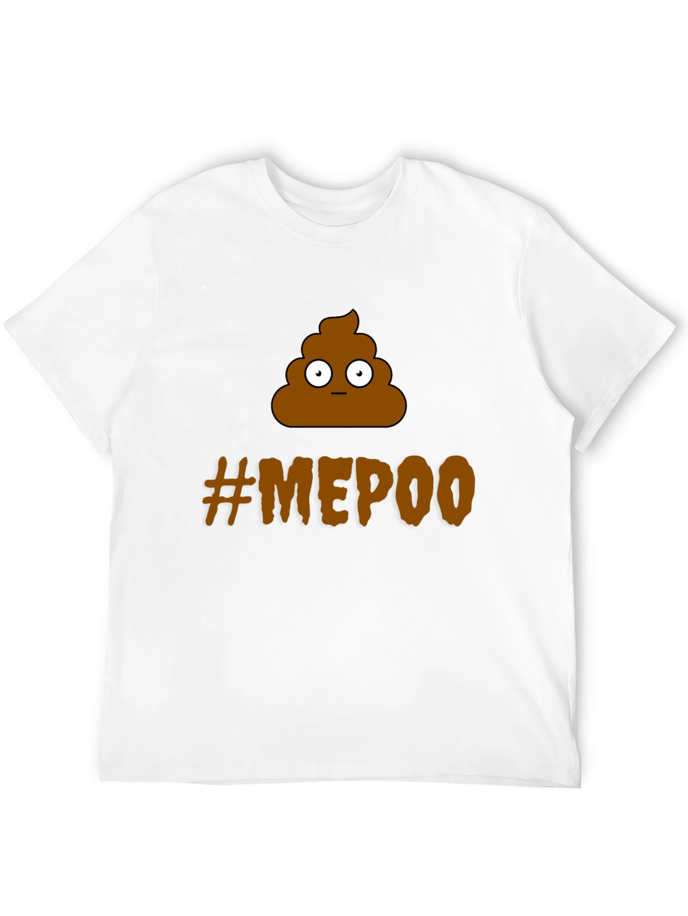 Black Funny #MEPOO T-Shirt - Poop Emoji Graphic Tee view 12
