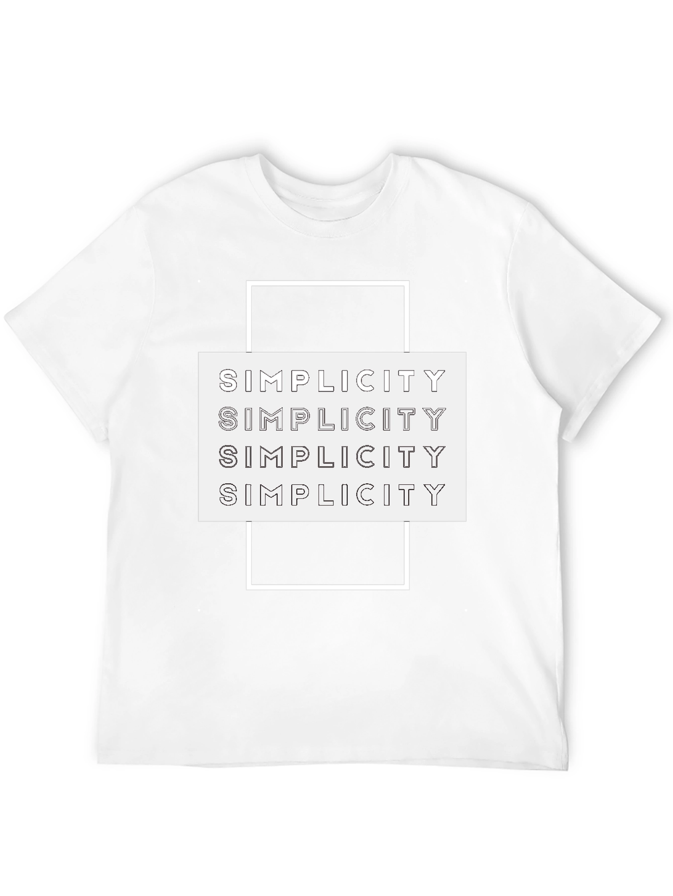 Simplicity Graphic Tee | Stylish Minimalist T-Shirt - 12