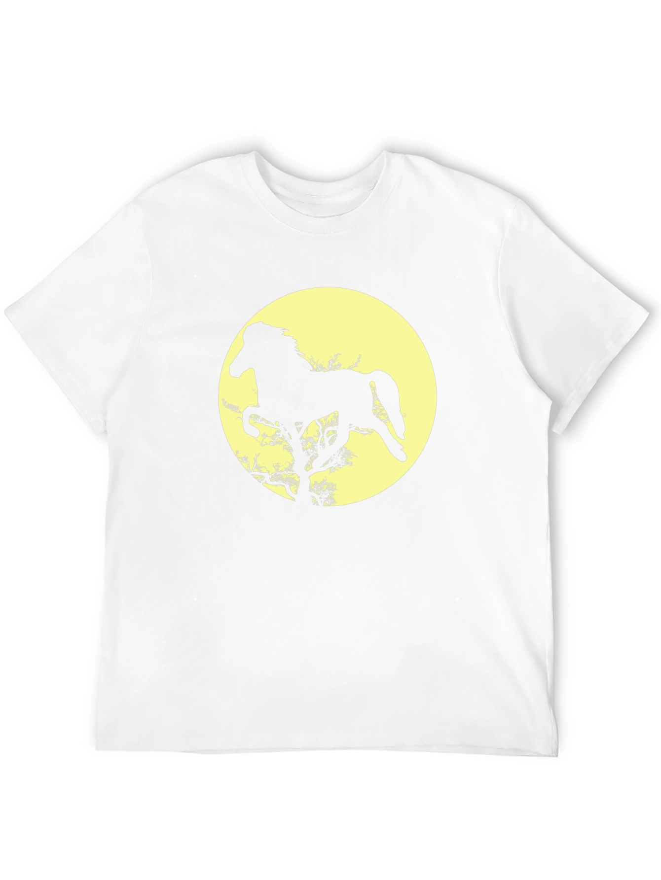 Black Horse Silhouette Graphic Tee - Black view 12