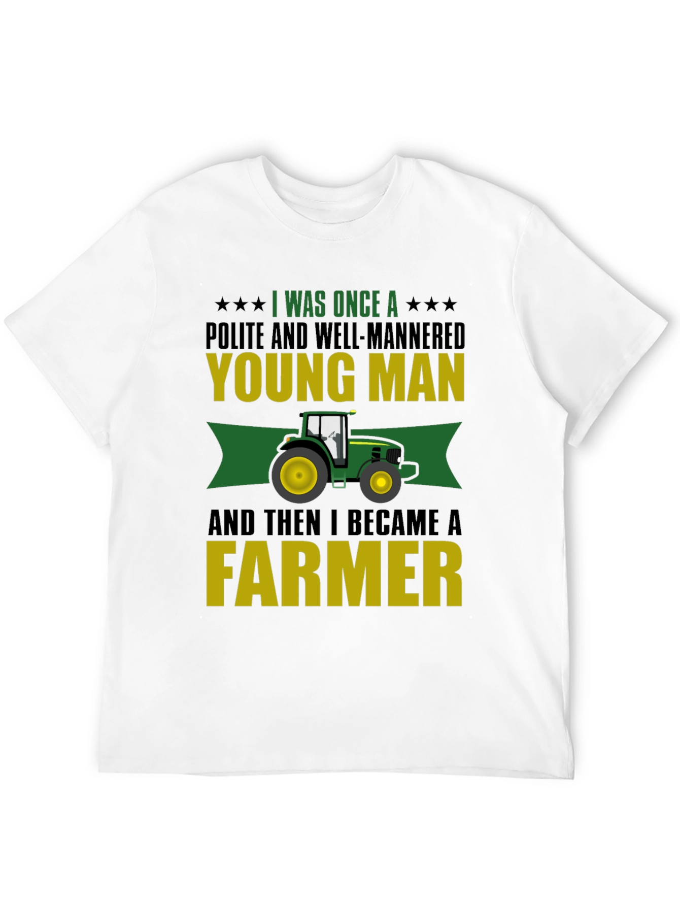 Farmer T-Shirt: Young Man to Farmer Tee - 12