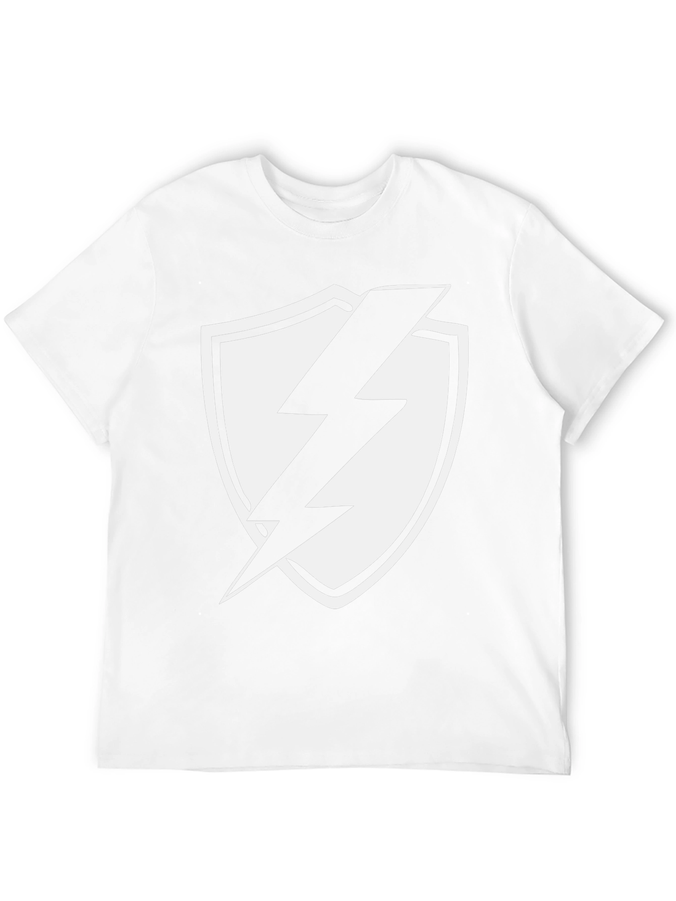 Black Lightning Shield Graphic Tee - Black view 12
