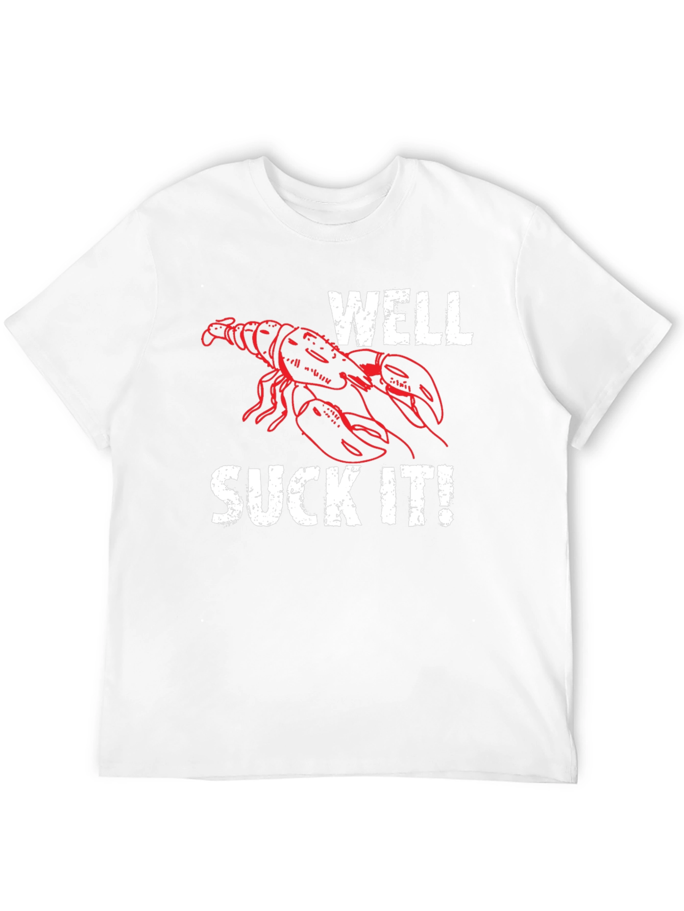 Black Well Suck It! Lobster Graphic Tee view 12