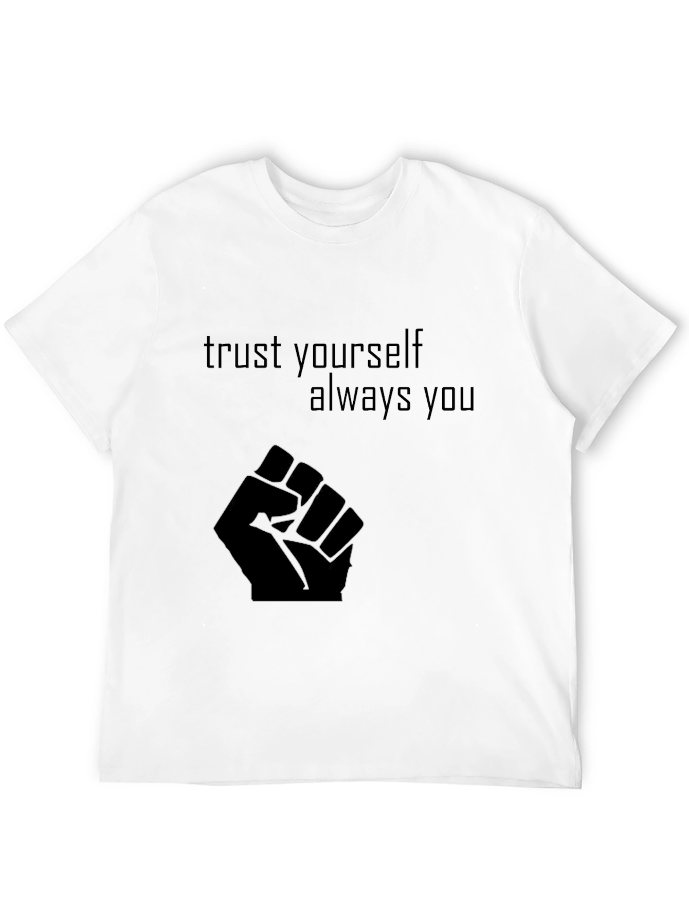 Black Empower Yourself Black Graphic Tee view 12