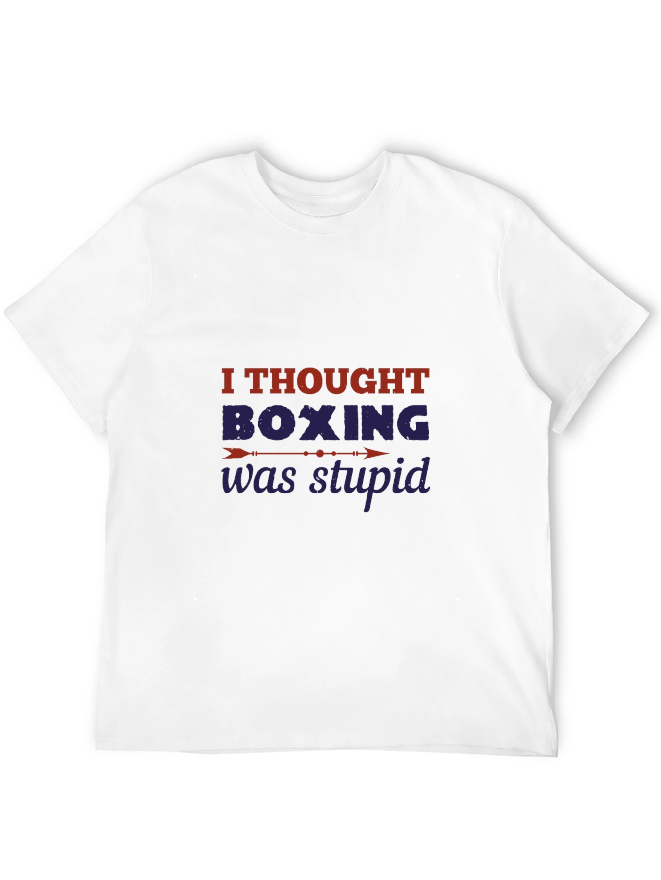 Black Boxing Stupid Funny Graphic Tee Shirt view 12