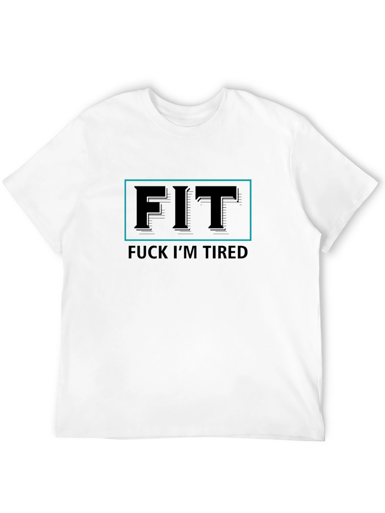 Black FIT Funny Graphic T-Shirt  view 12