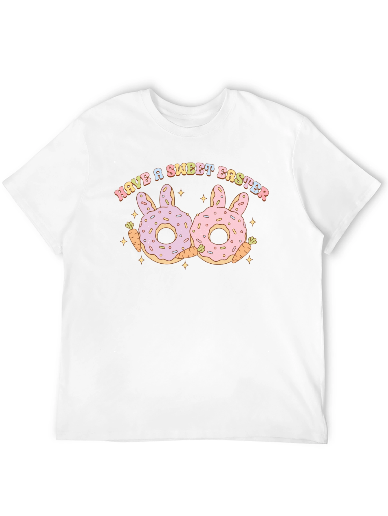Black Sweet Easter Bunny Donut T-Shirt view 12