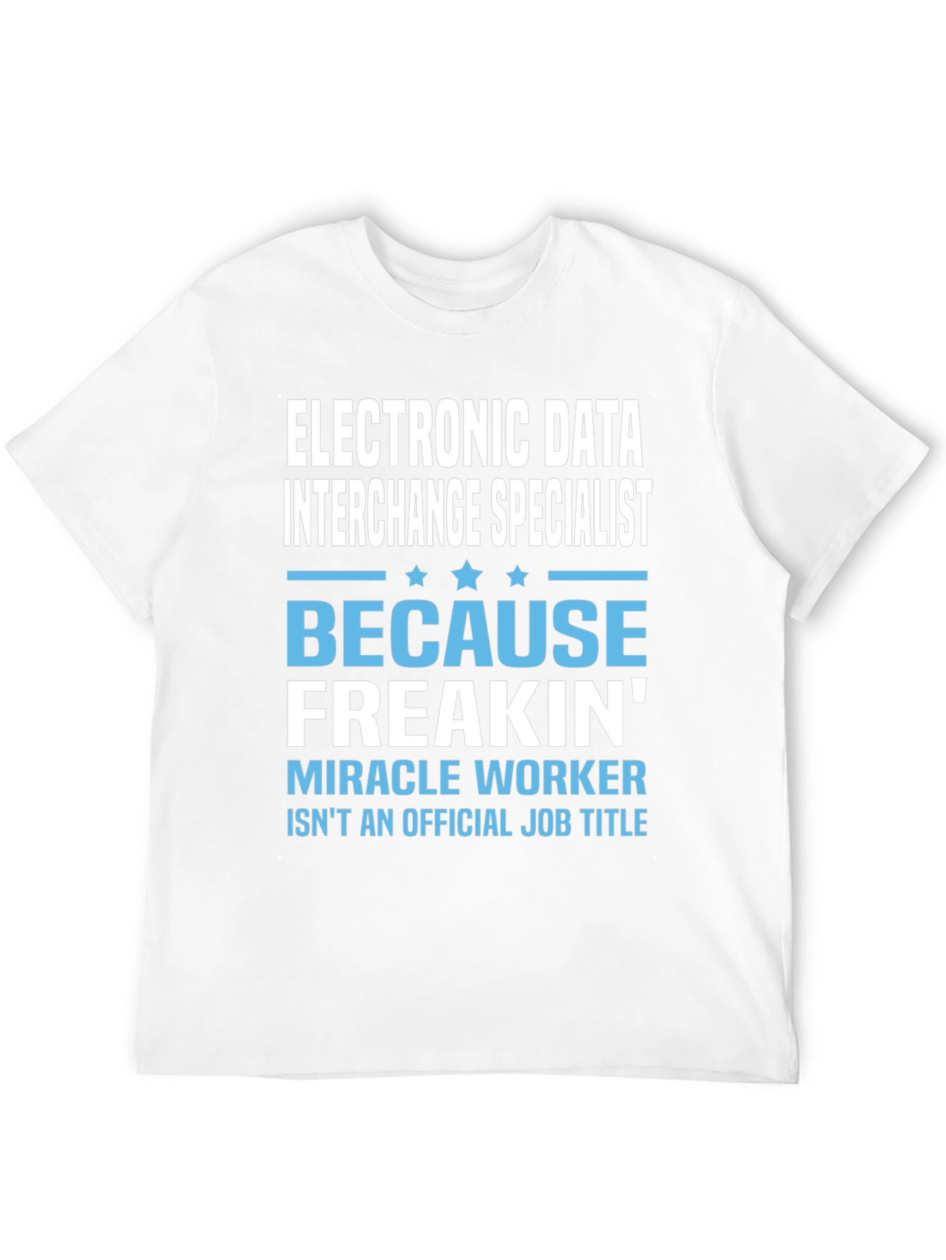 Black Electronic Data Interchange Specialist T-Shirt view 12