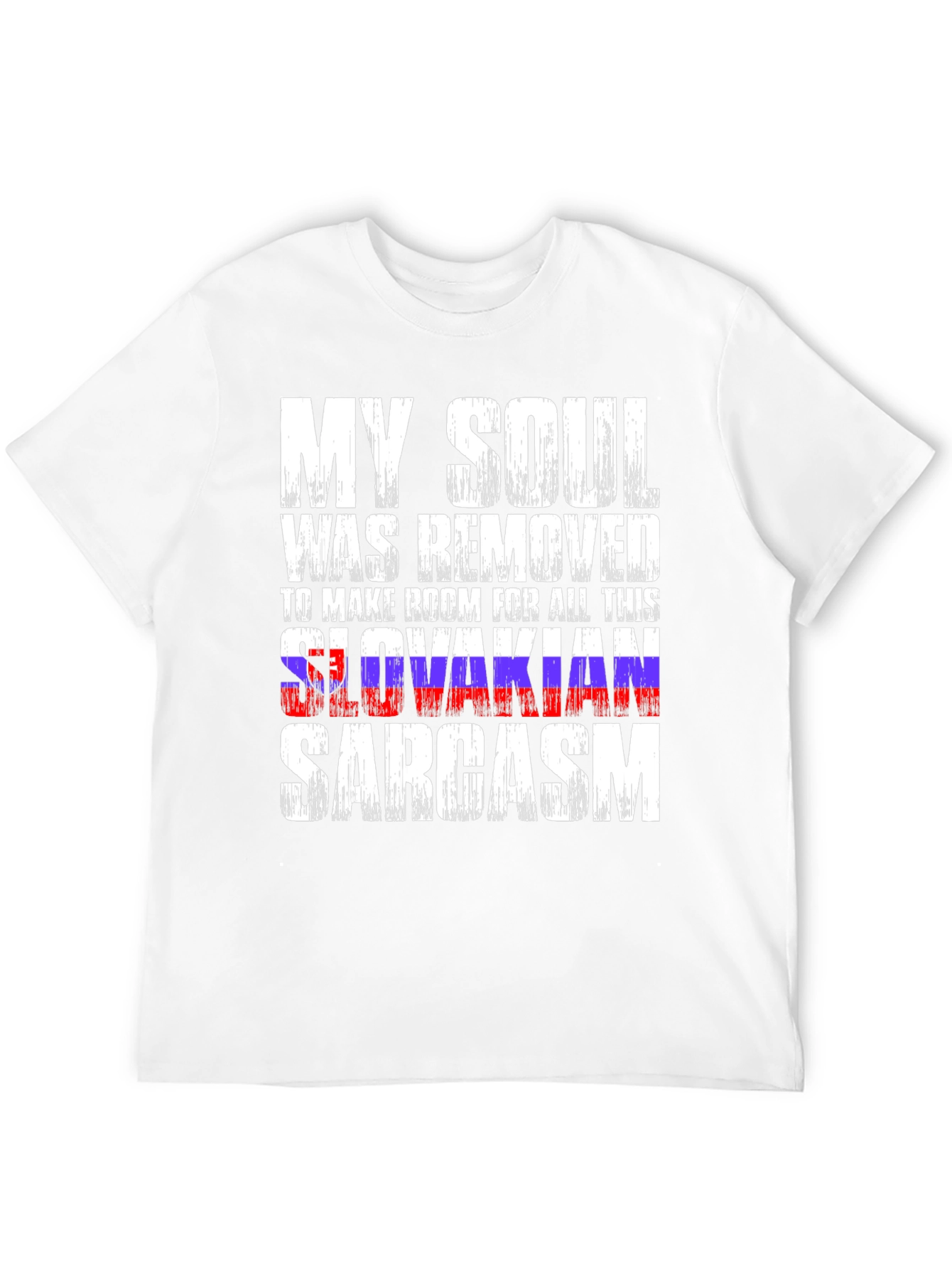 Black Slovakian Sarcasm T-Shirt - Funny Humor Tee view 12