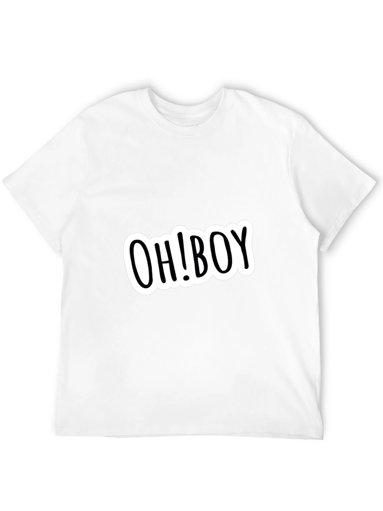 Black OH! BOY Graphic Black Tee - Casual Style view 12