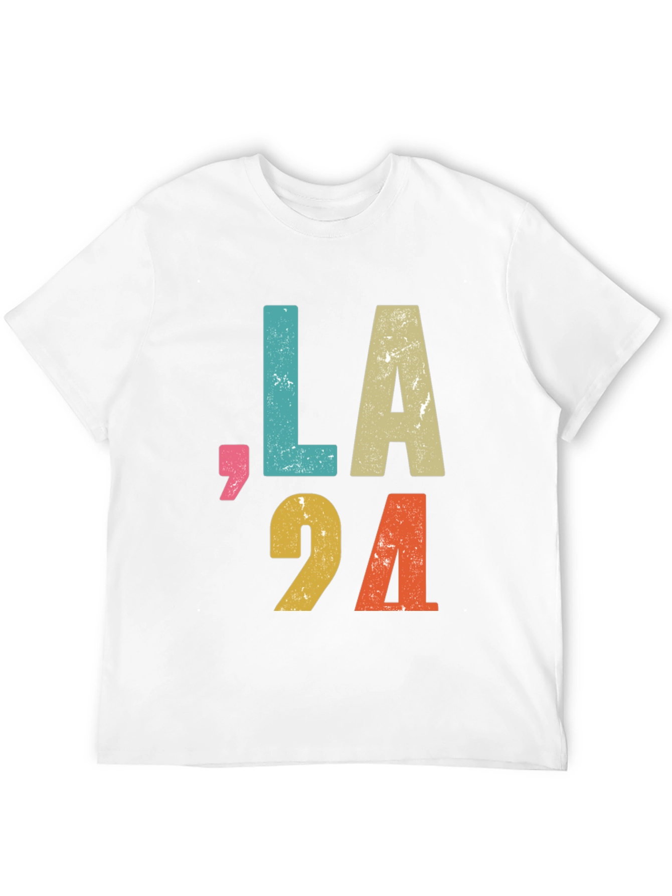 Black Vintage LA 94 Graphic Tee - Retro Style view 12