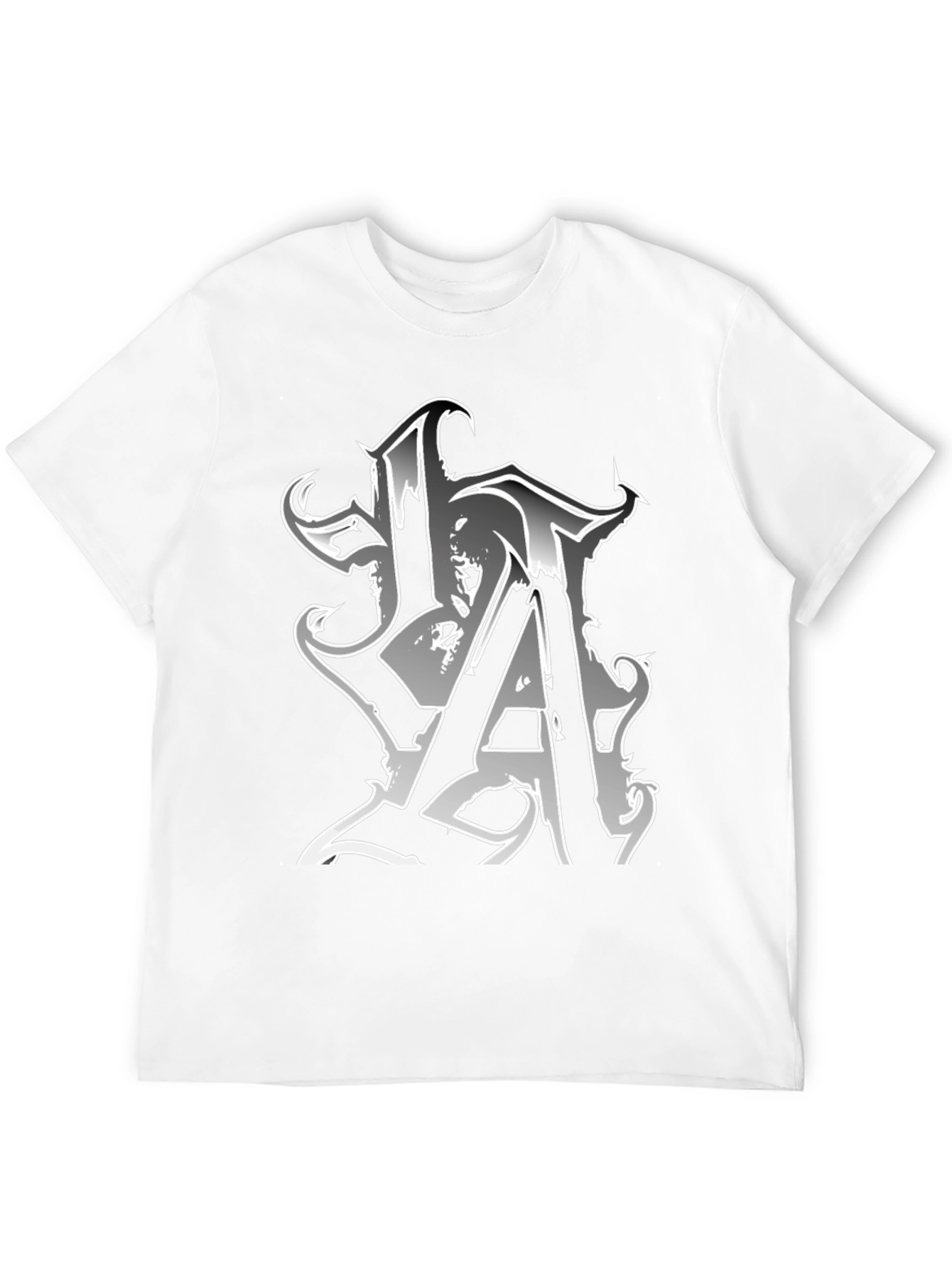 Black Edgy Graphic Print Black T-Shirt for Men view 12