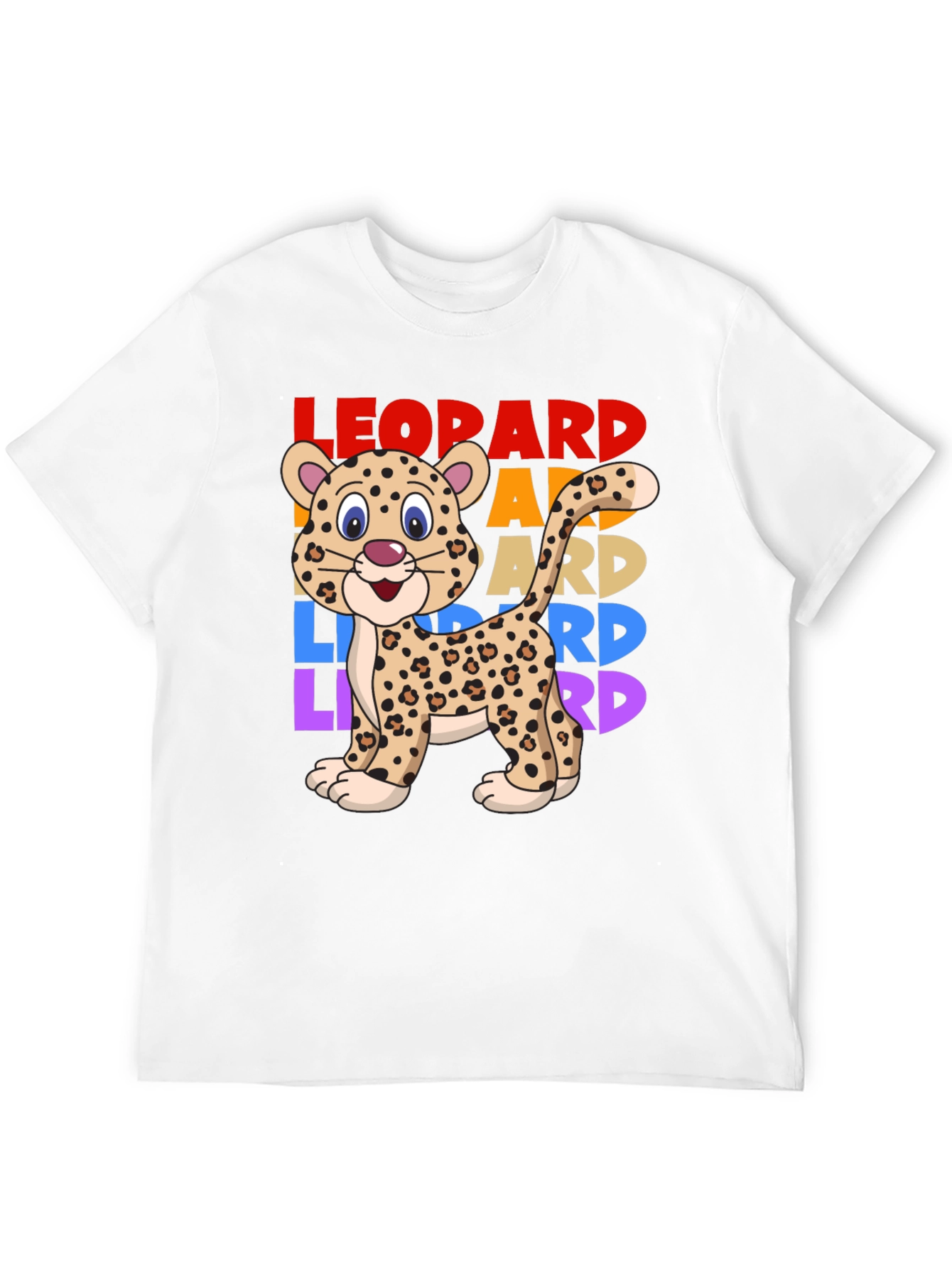Black Leopard Graphic T-Shirt - Cute Animal Tee view 12