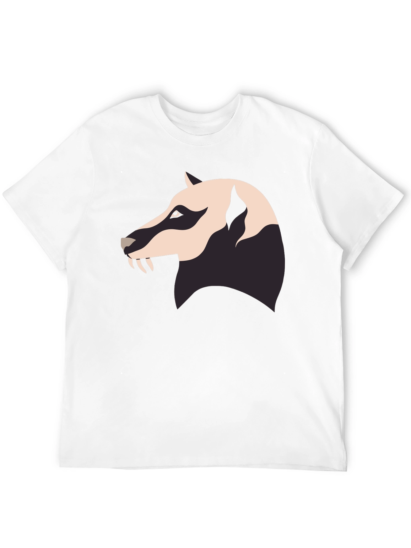 Black Badger Graphic Tee - Men's Black Crew Neck view 12