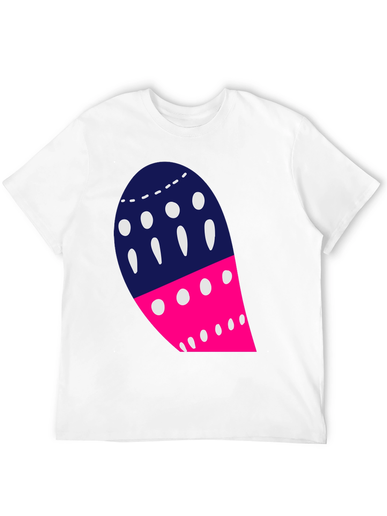 Black Abstract Graphic Tee - Modern Design Shirt view 12