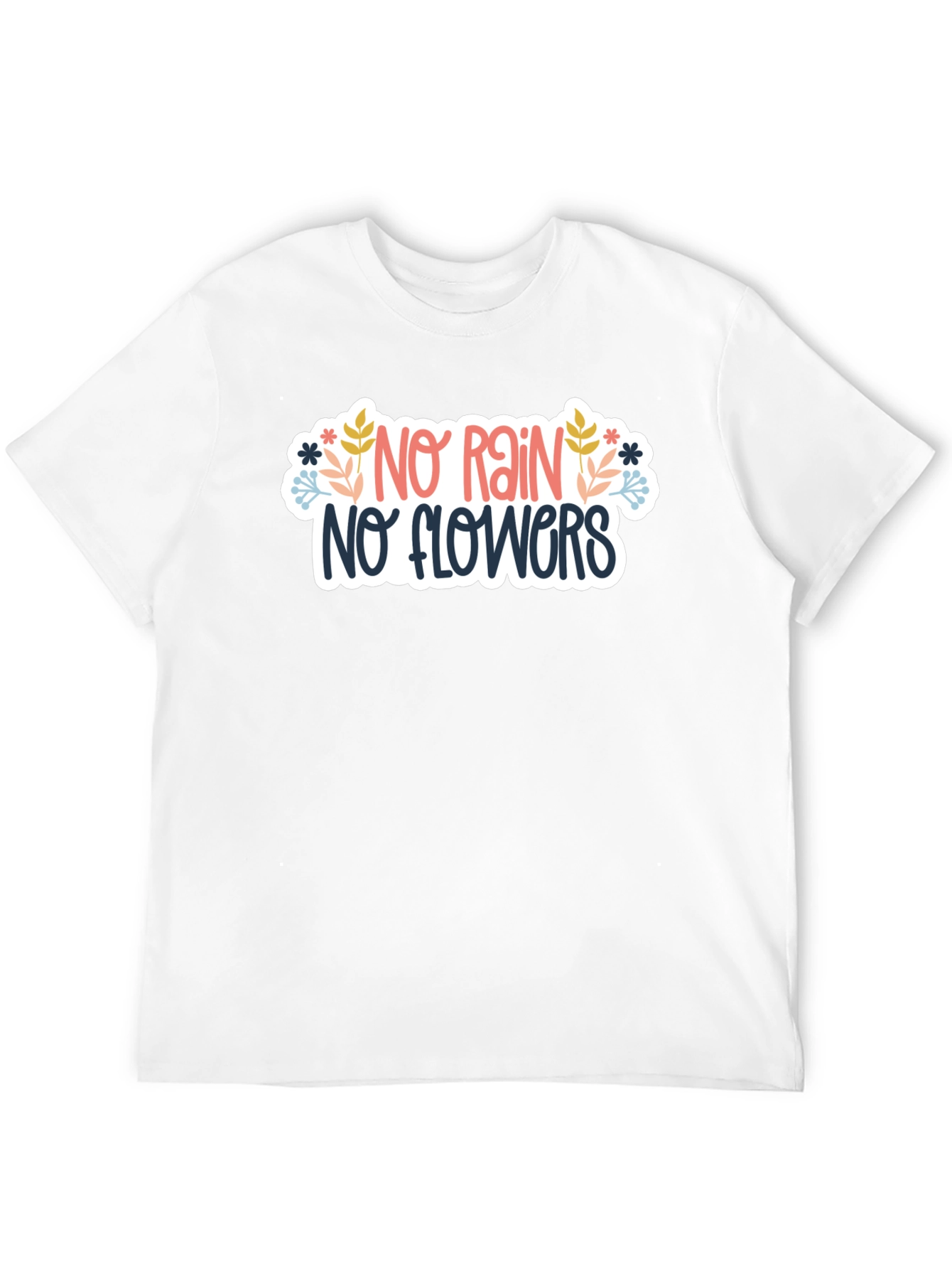 Black No Rain No Flowers Graphic Tee - Black view 12