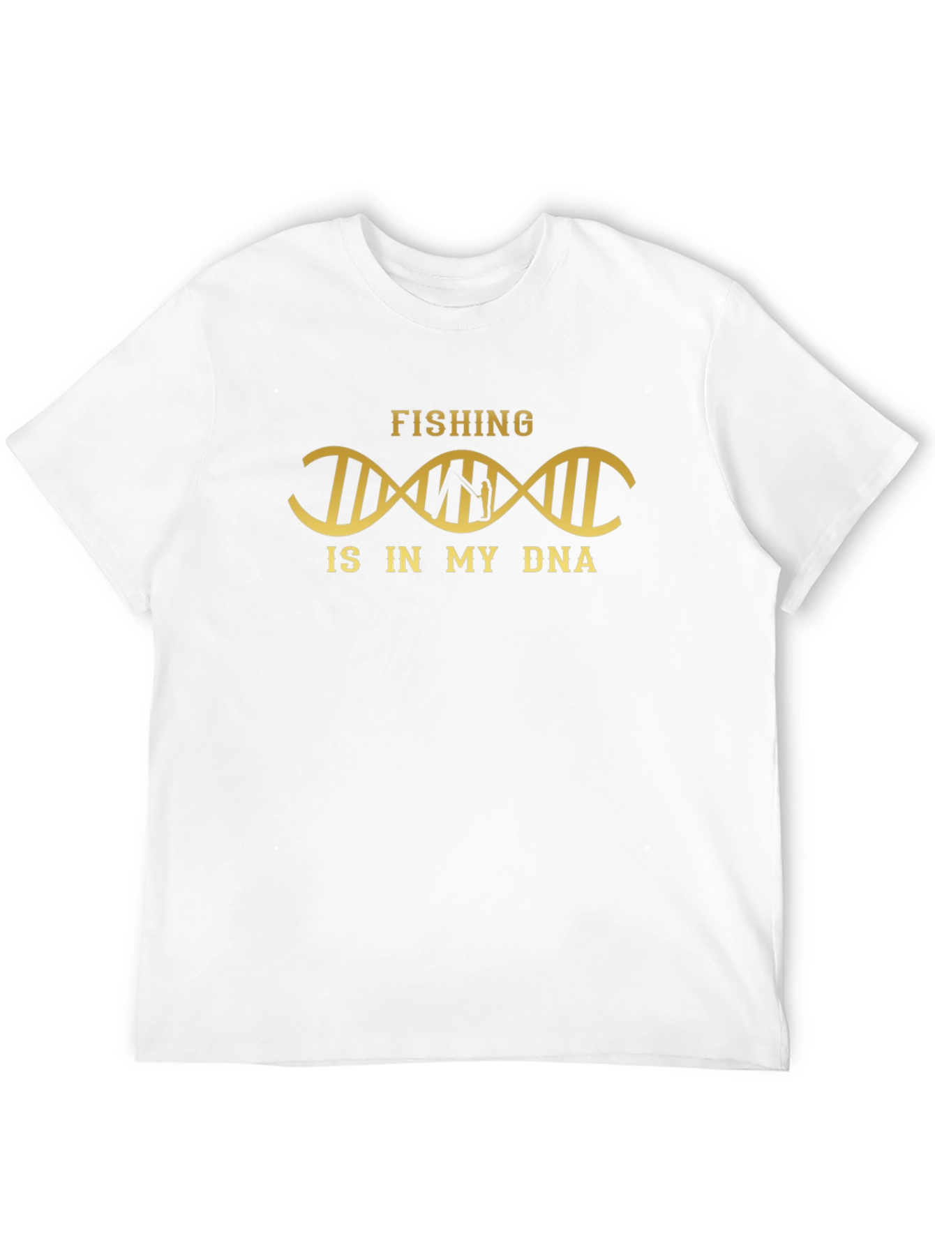 Black Fishing is in My DNA Black T-Shirt view 12