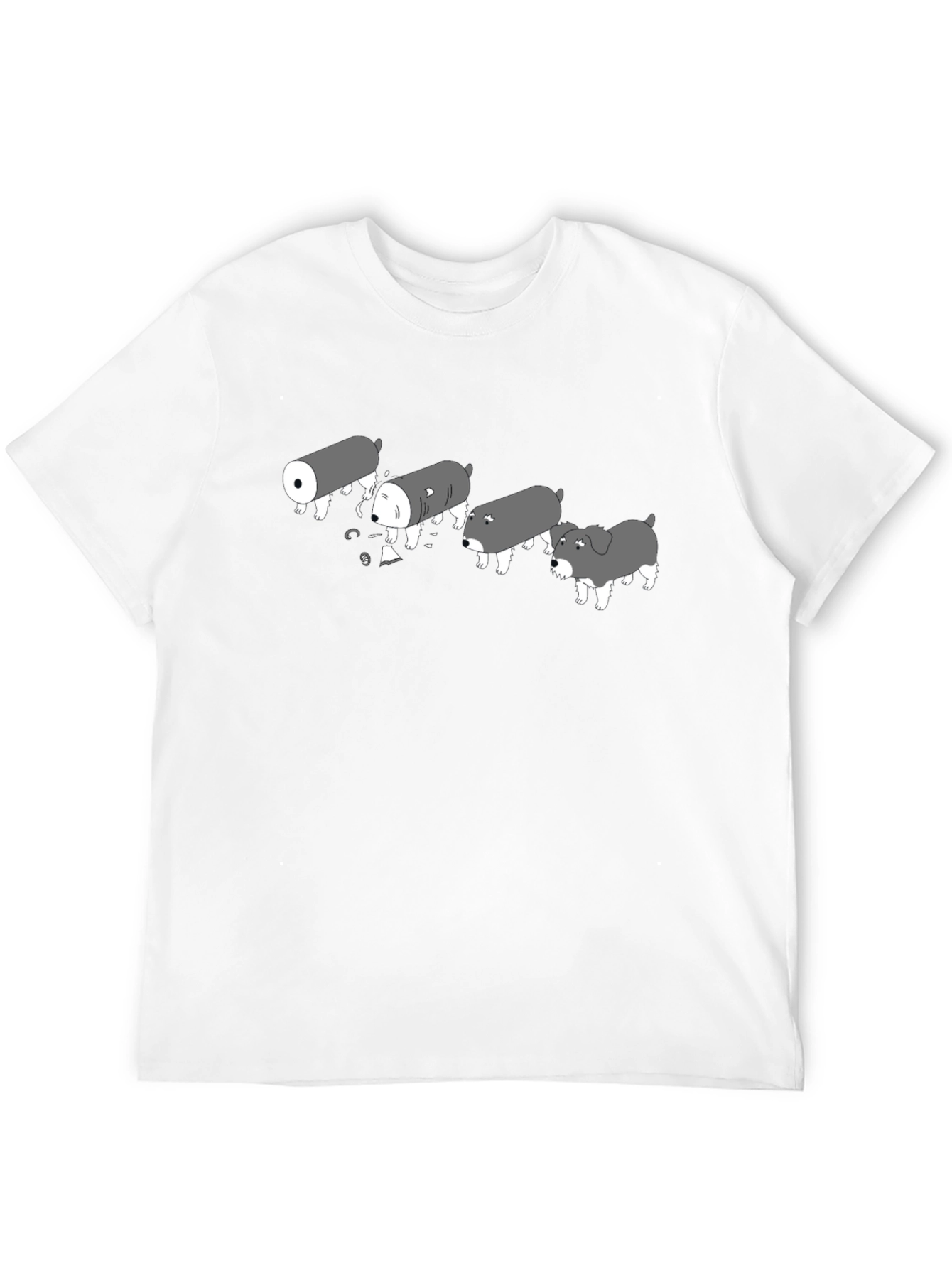 Black Sushi Dogs T-Shirt - Funny Foodie Tee view 12