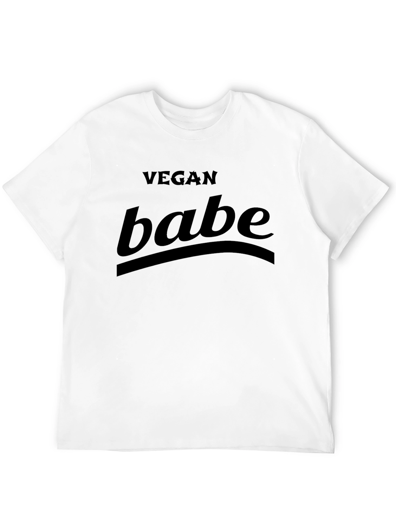 Black Vegan Babe Graphic Tee - Unisex view 12