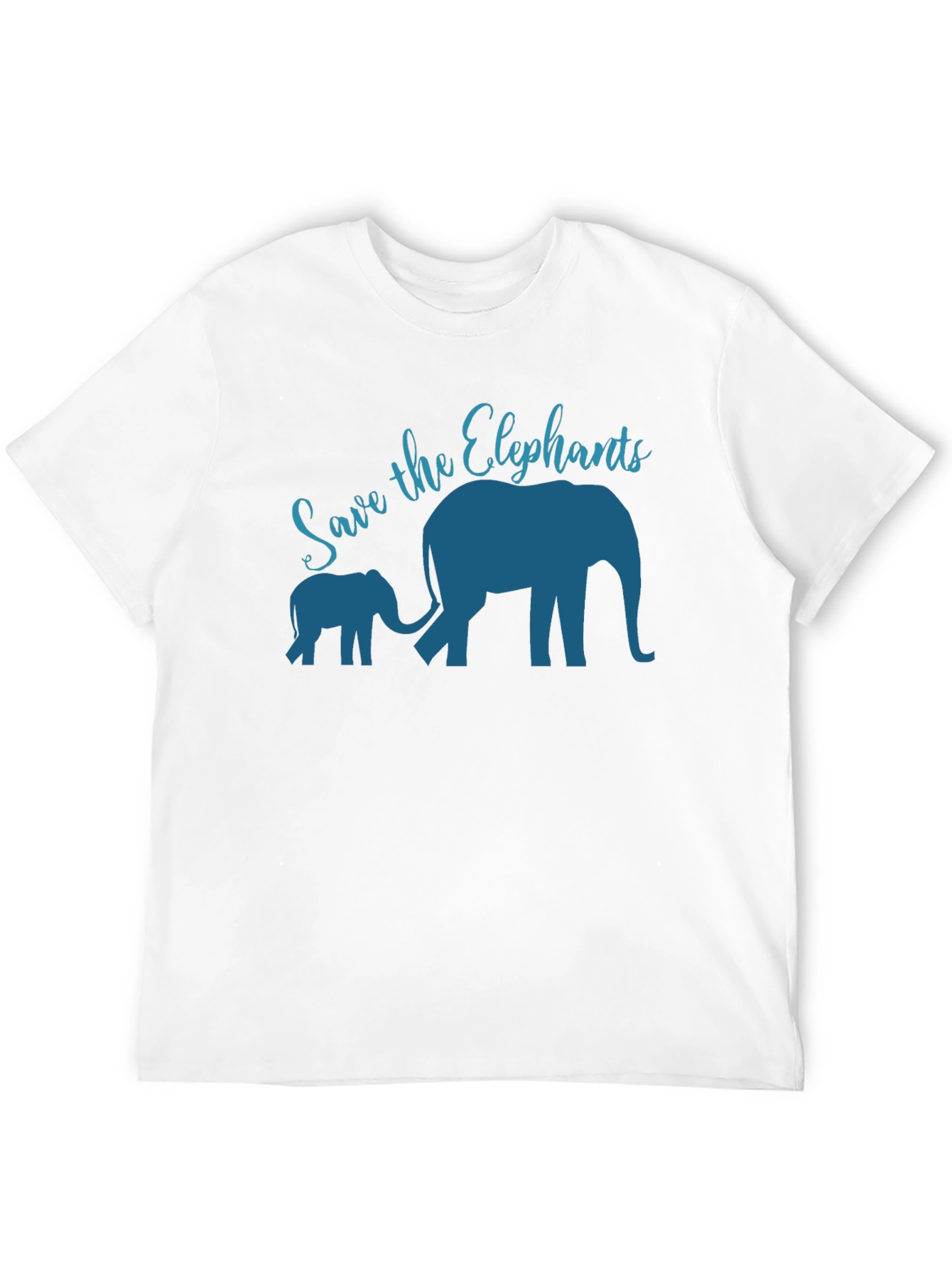 Black Save the Elephants Graphic Tee view 12