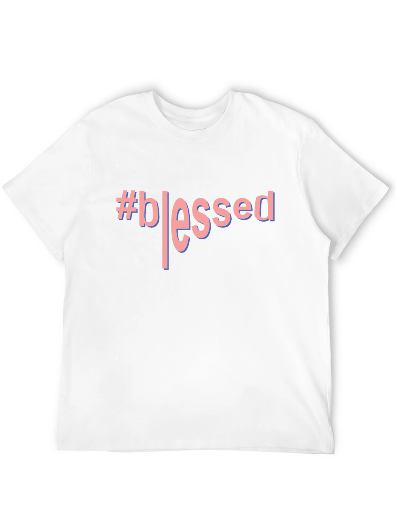 Black #Blessed Graphic T-Shirt - Black Crew Neck Tee view 12