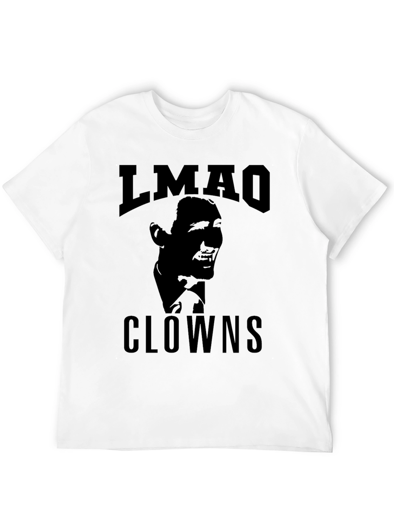 Black LMAO Clowns Graphic Tee - Black Cotton Blend view 12