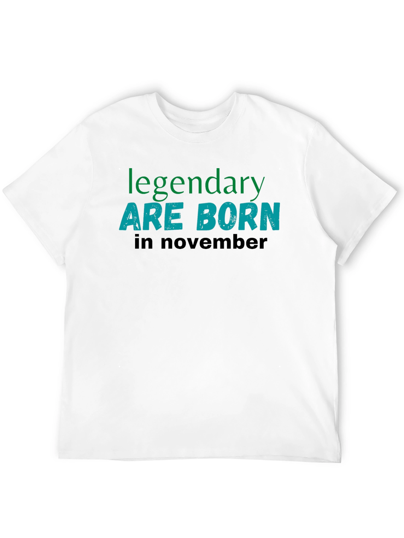 Black Legendary November Birthday T-Shirt view 12