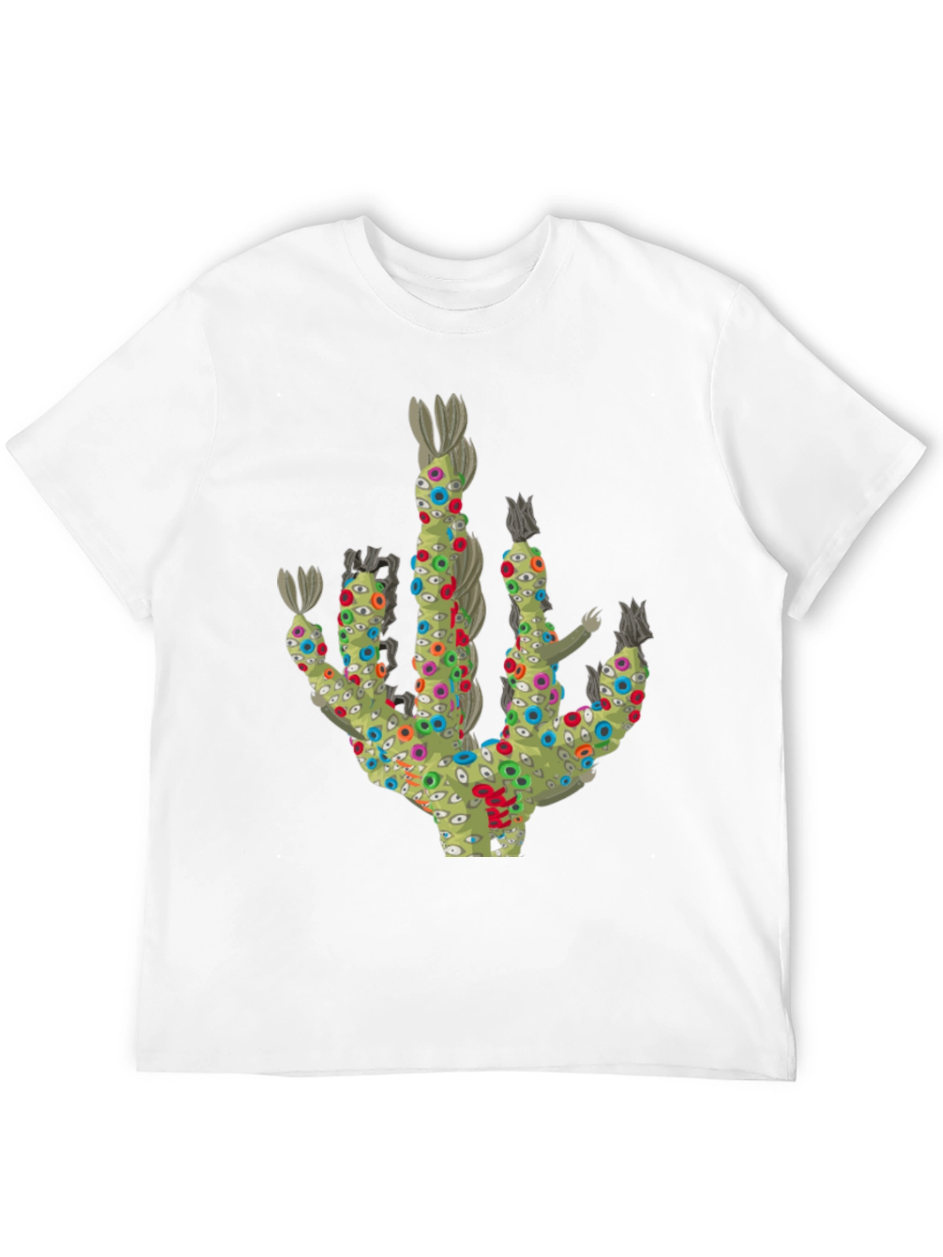 Black Eye-Catching Graphic Tee - Unique Novelty Design view 12