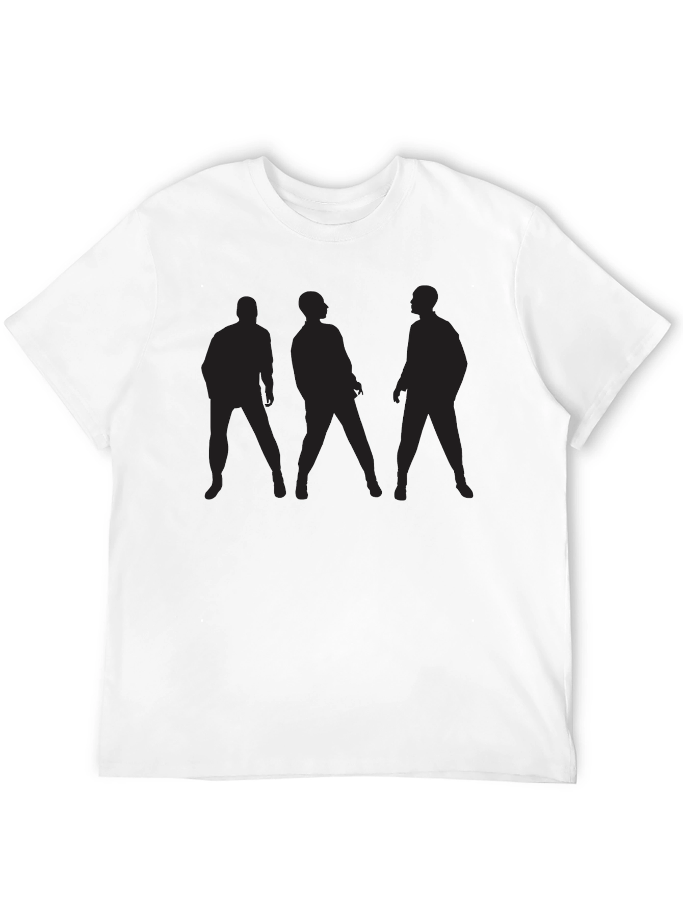 Black Silhouette Trio Black T-Shirt view 12