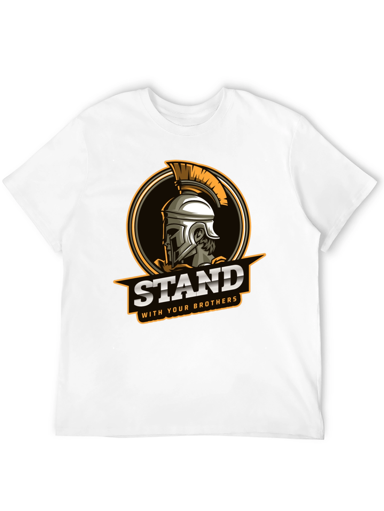 Black Stand With Your Brothers Graphic Tee view 12