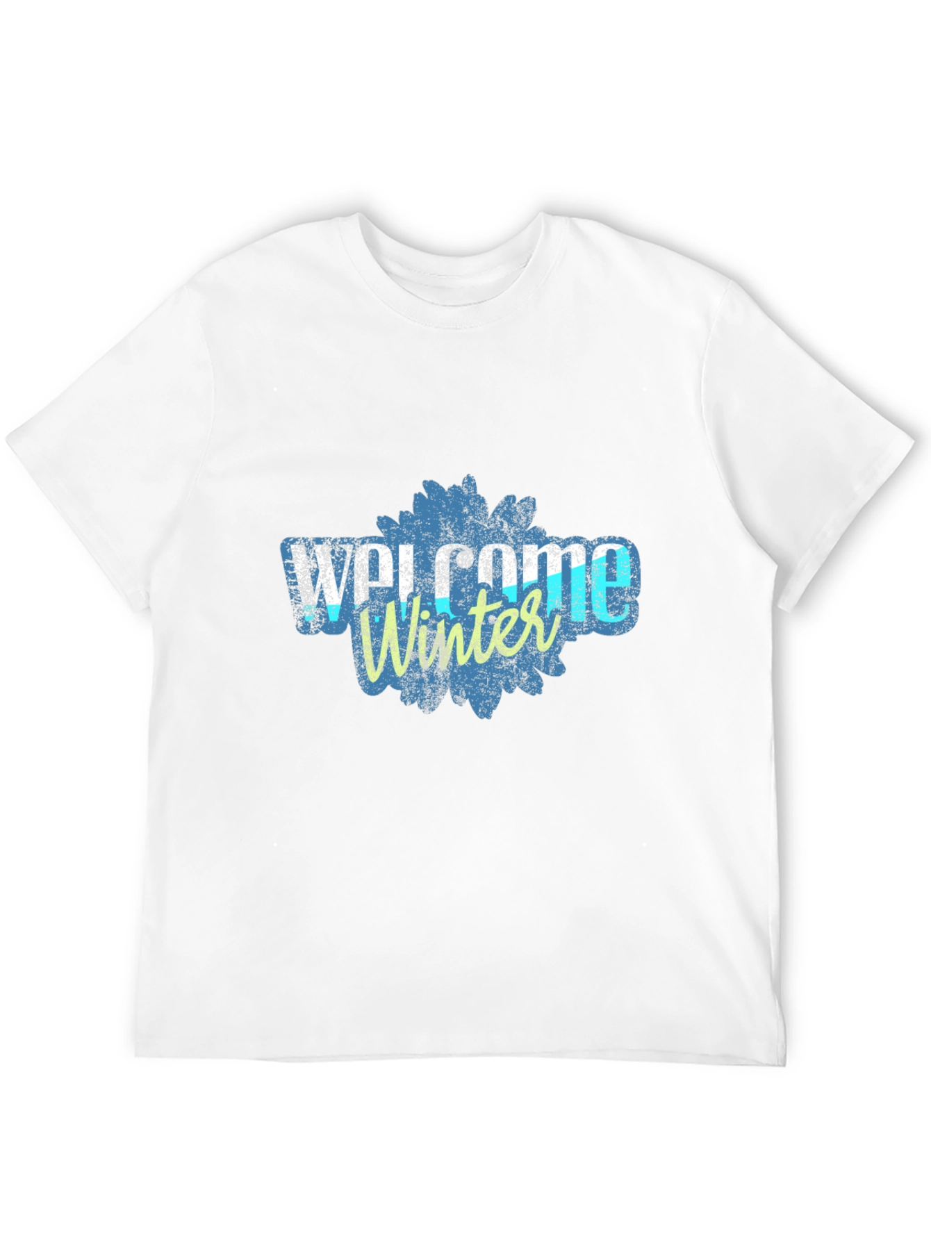 Black Welcome Winter Graphic Tee - Stylish Comfort view 12