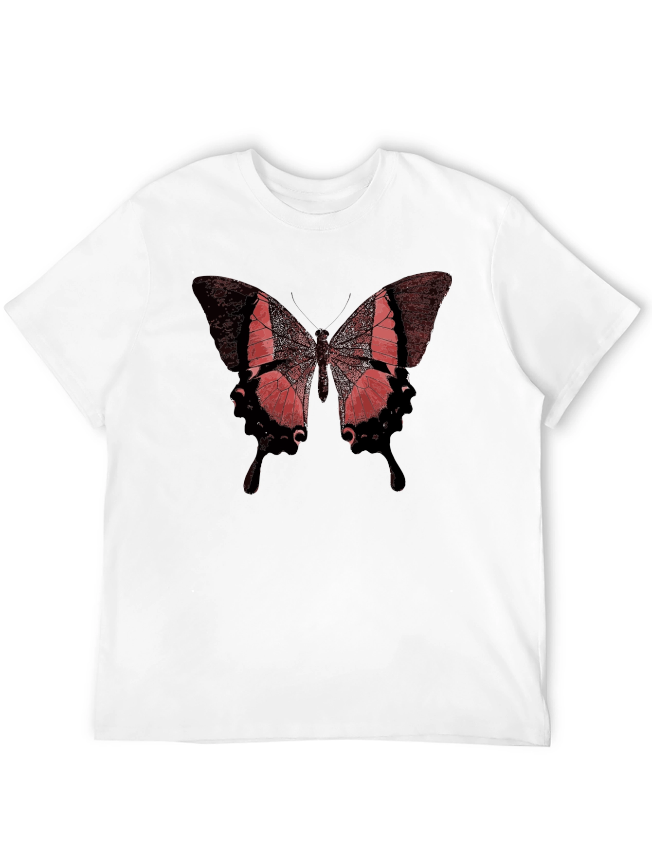 Black Butterfly Graphic Tee - Stylish Black T-Shirt view 12